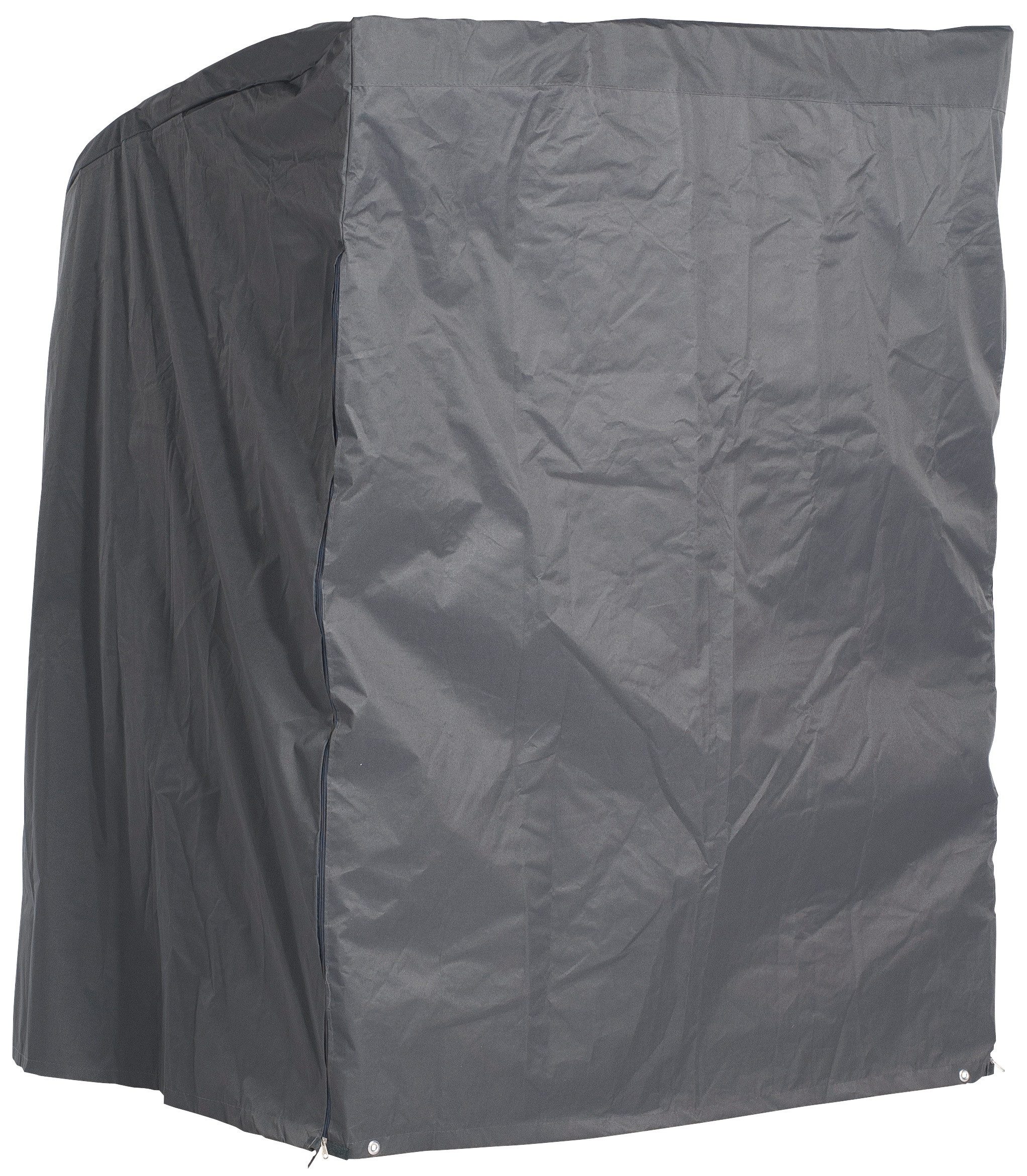 SonnenPartner Strandkorb-Schutzhülle Schutzhaube für Strandkörbe 130 cm oder 155 cm breit (1 Schutzhülle, 1-St., Premium Schutzhülle), wasserdicht / mit Ösen und Reißverschlüssen