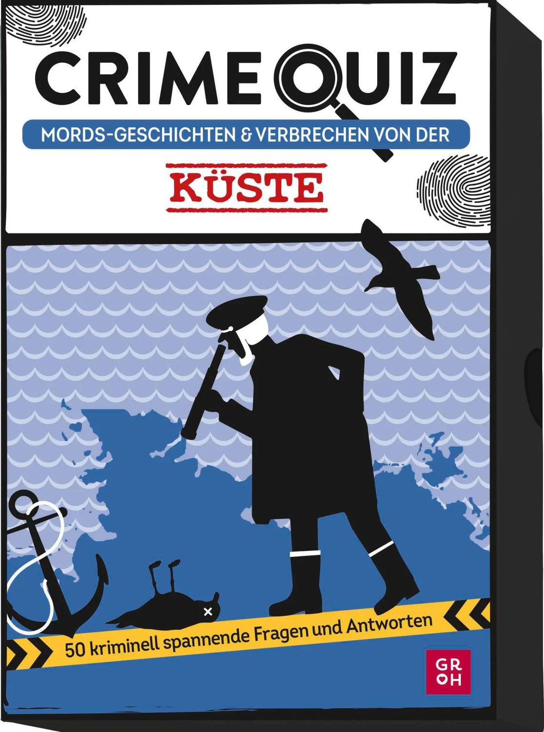 groh Verlag Spiel Crime Quiz - Mords-Geschichten und Verbrechen von der Küste