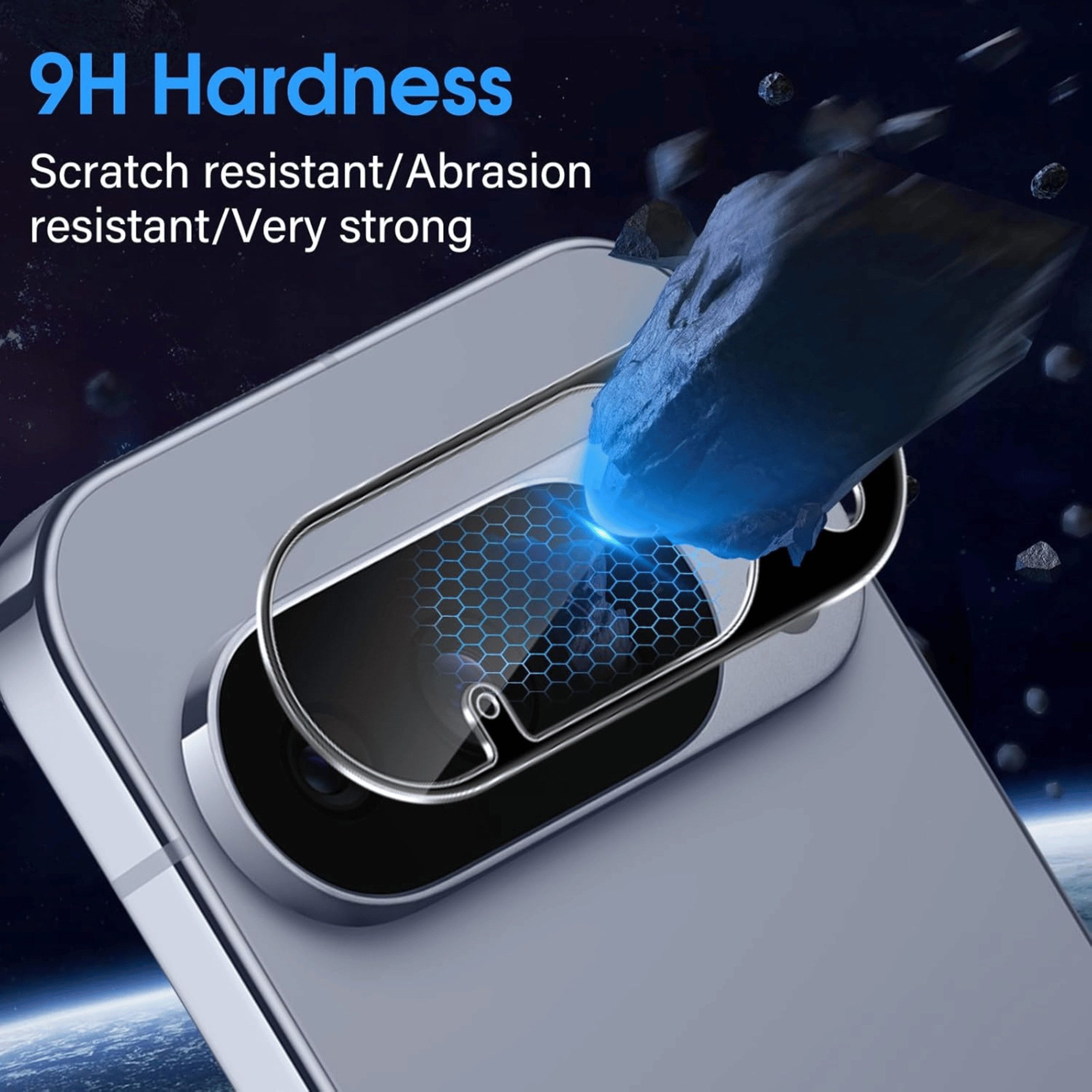 SmartUP Displayschutzglas für Google Pixel 10 Pro XL Kamera Schutz Panzerfolie Linse Hartglas 3D für Für Google Pixel 10 Pro XL, kompletter Kameraschutz – Bild 3 von 5