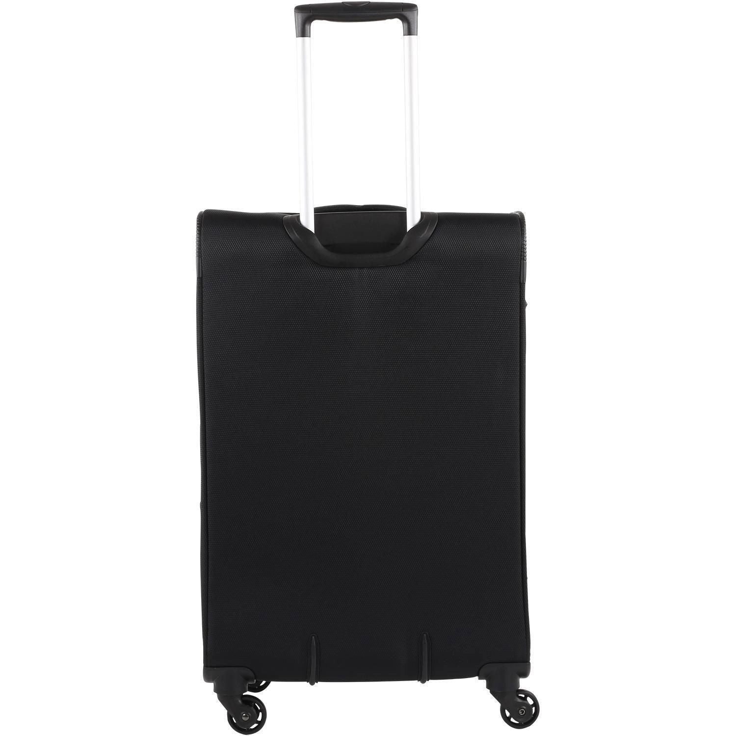 D&N Koffer Travel Line 6404 - 4-Rollen-Trolley M 68 cm (blau), 4 Rollen