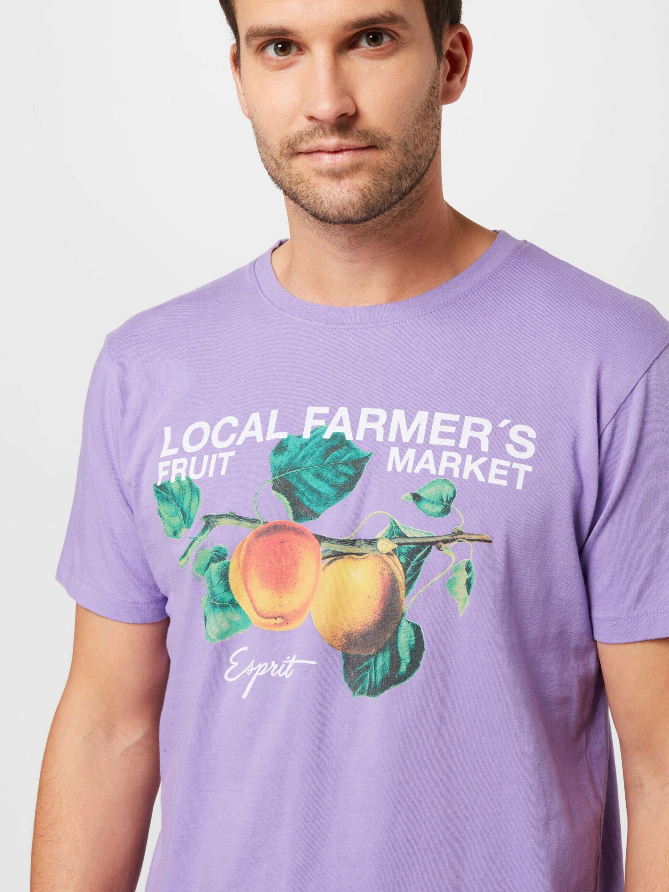 T-Shirt (1-tlg) Esprit lilac