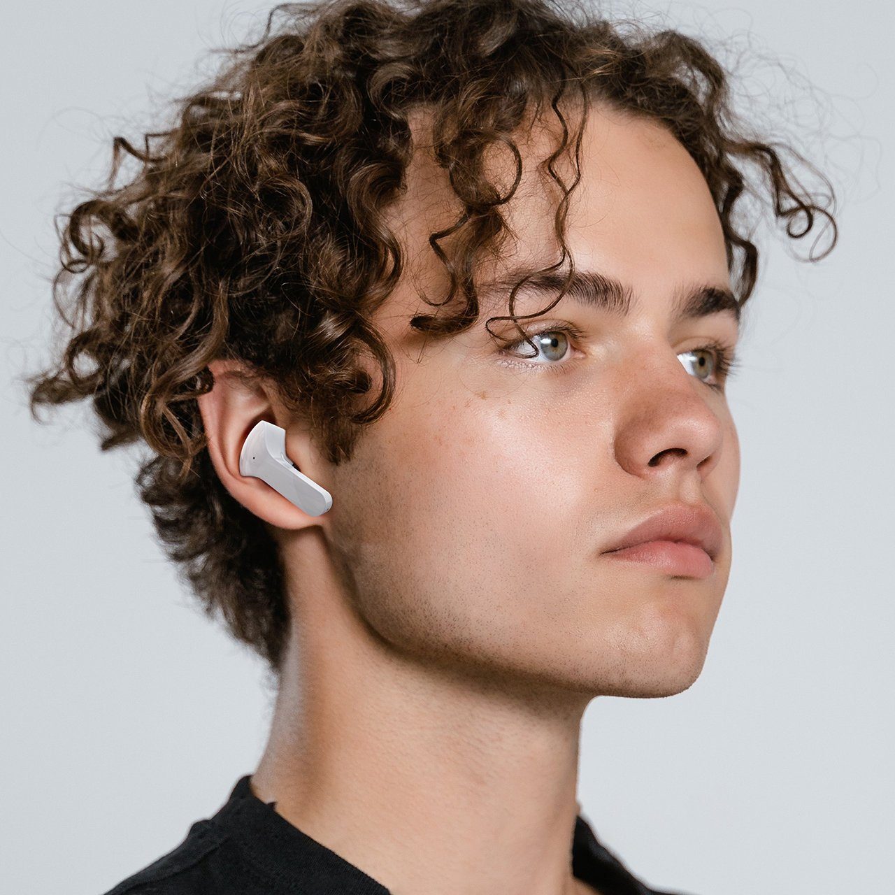 Grau wireless Bluetooth Acefast Kopfhörer 5.0 TWS Headphones Earbuds T6 Modern Wireless In-Ear In-Ear-Kopfhörer