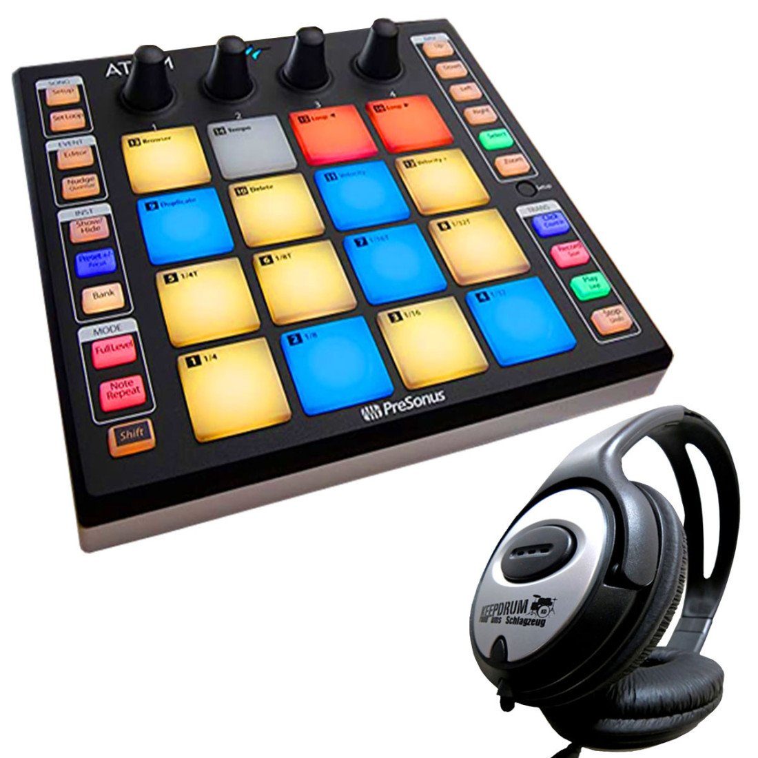 Presonus Presonus ATOM Pad DAW Controller mit Kopfhörer Controller