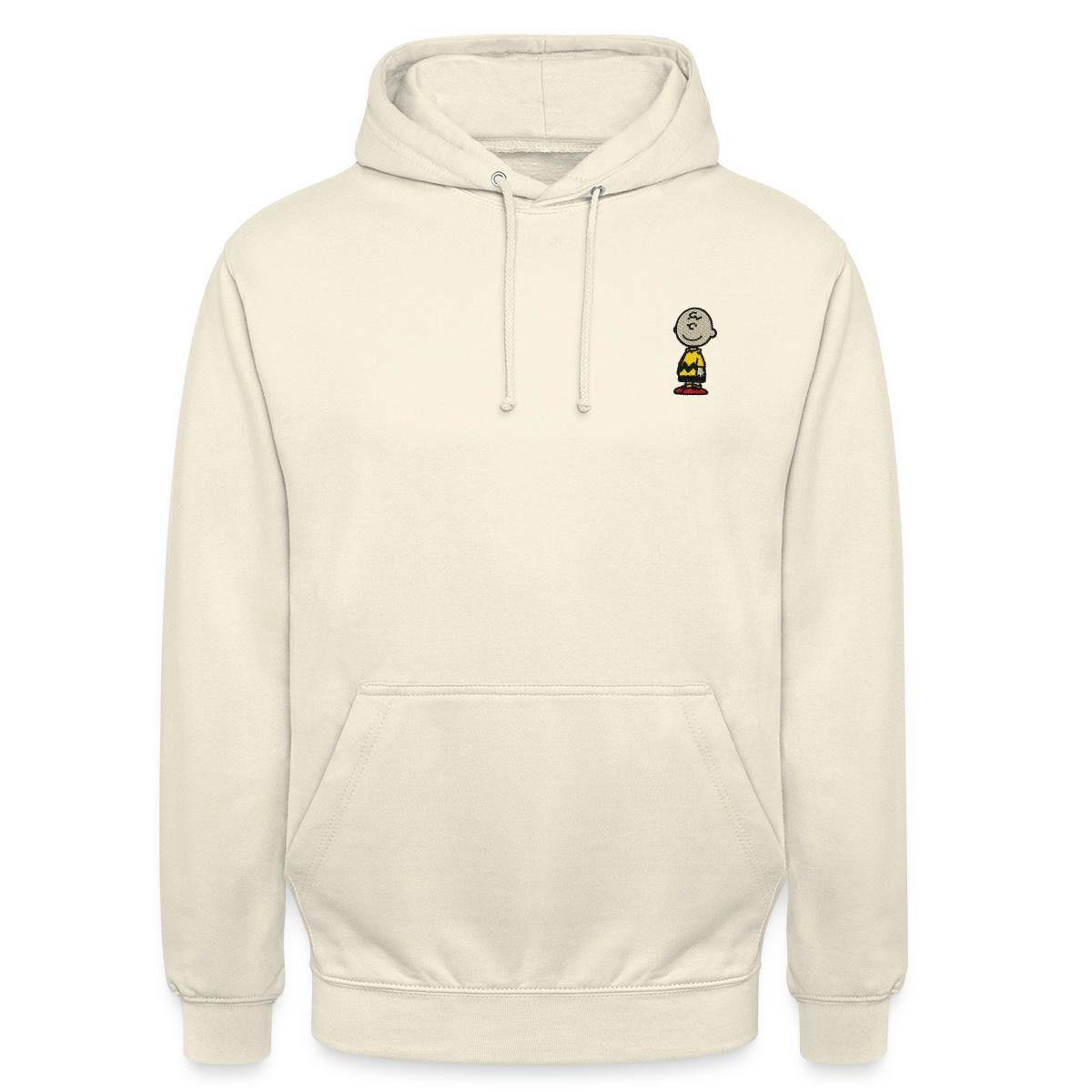Spreadshirt Hoodie Peanuts Charlie Brown Als Stickmotiv Unisex Hoodie (1-tlg)