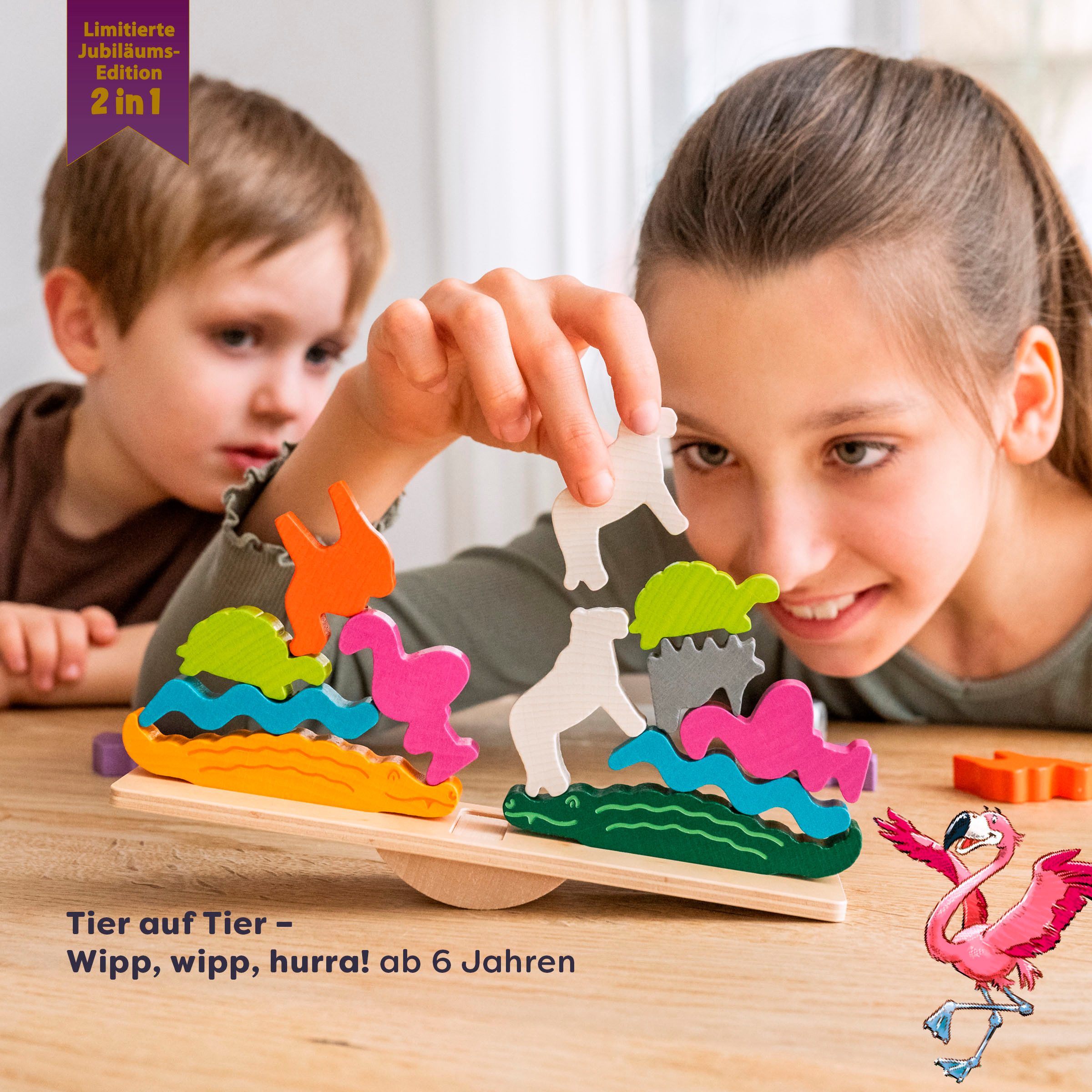 Haba Spiel Tier auf Tier Deluxe - Doppelt hält besser: 2 Spiele in 1 Box!