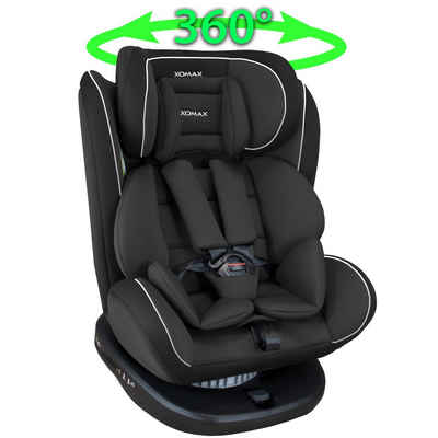 XOMAX Autokindersitz Amelia, bis: 11, bis: 36 kg, (Amelia), mit 360° Drehfunktion, Isofix Gruppe 0/1/2/3 5-Punkt-Gurt ECE R44/04