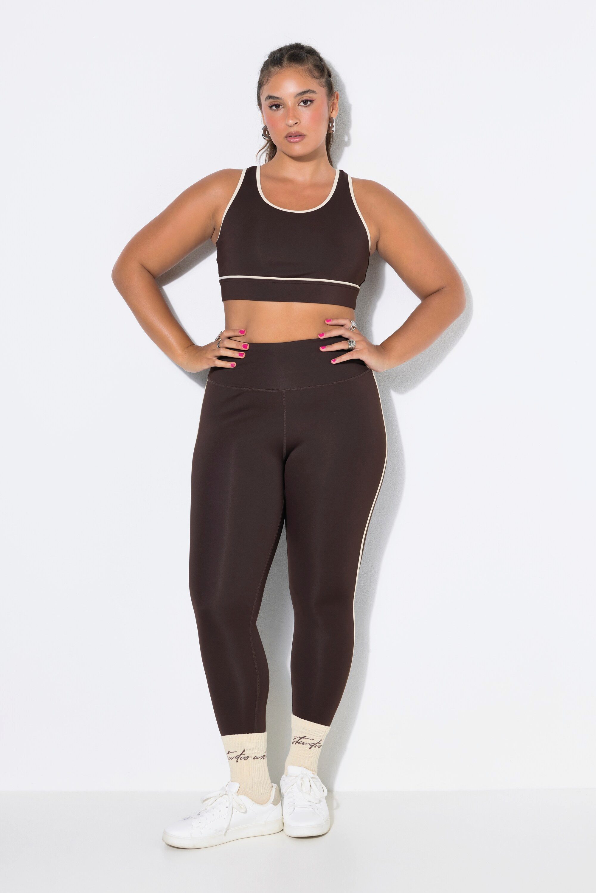 Studio Untold Sport-BH Sport-BH Kontrastpaspel Mesh-Futter – Bild 4 von 4