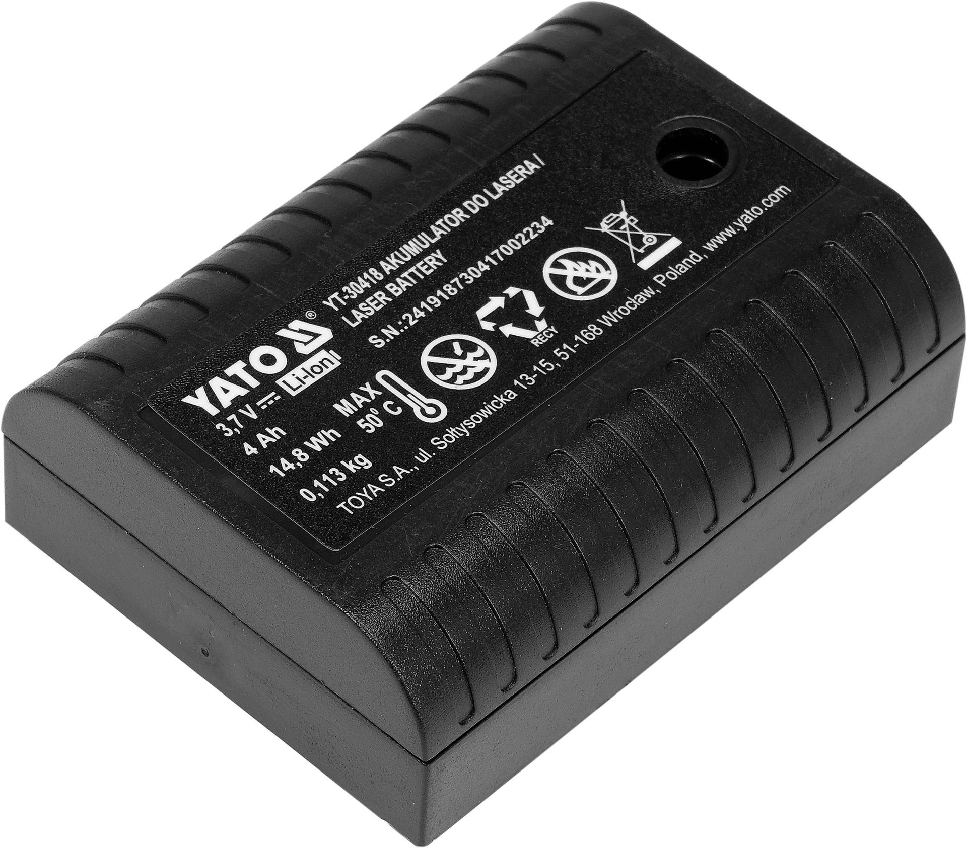 Yato Kreuzlinienlaser Ersatzakku 4000 mAh für Kreuzlinienlaser YT-30417, (Ersatzakku 4000 mAh für Kreuzlinienlaser YT-30417)