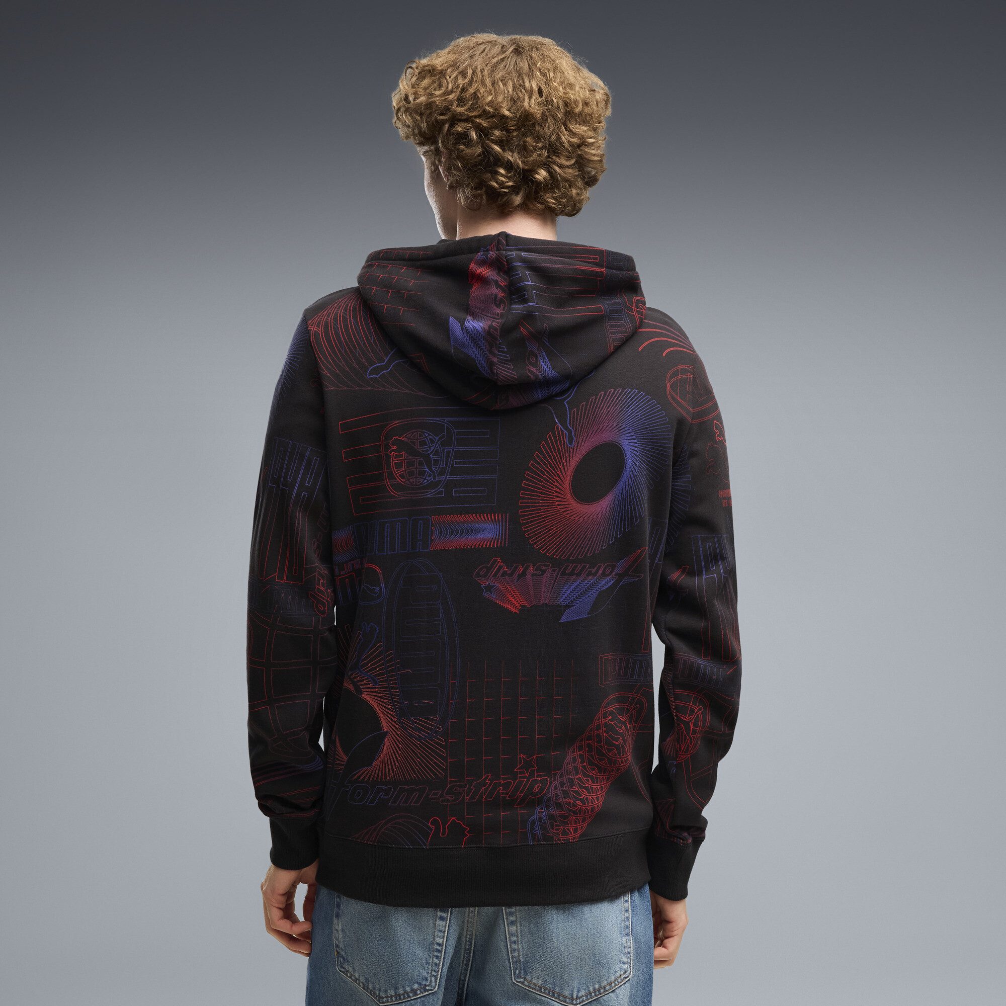 PUMA Hoodie Essentials Printed Graphic Hoodie Herren – Bild 3 von 5