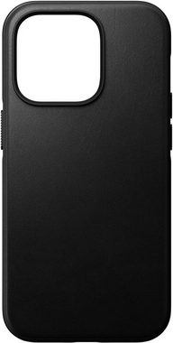 Nomad Handyhülle Modern Leather Case iPhone 14 Pro, Polycarbonat und hochwertigem Echtleder