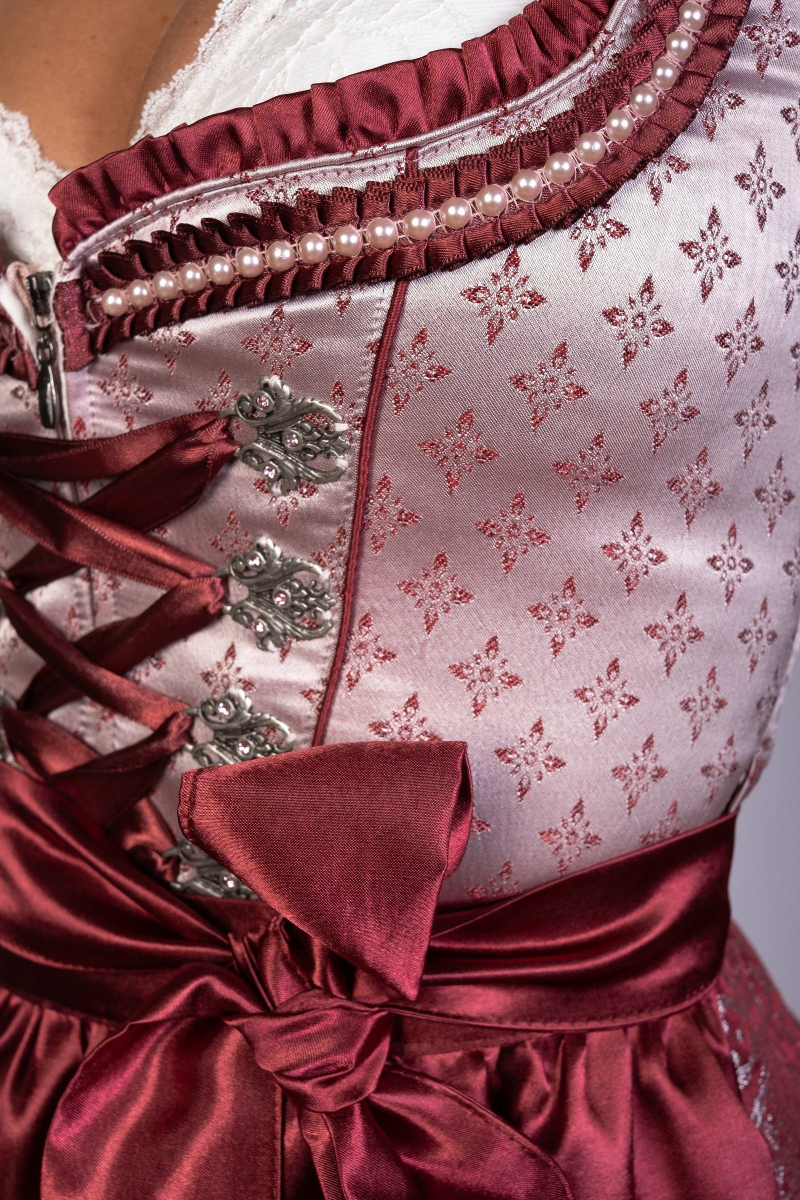 Trachtl Dirndl Trachtl Midi Dirndl Kerstin Bordeaux 36
