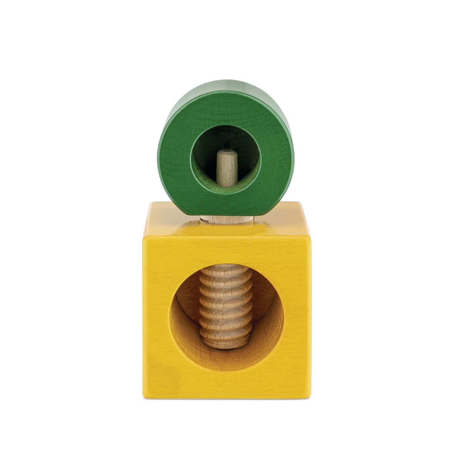 Alessi Nussknacker Sottsass Collection Gelb Grün
