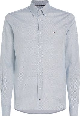 Tommy Hilfiger TAILORED Businesshemd CL KNITTED FINE PRINT SF SHIRT