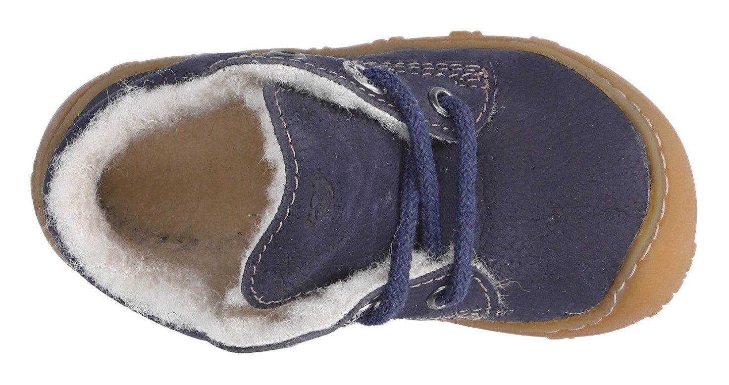 PEPINO by RICOSTA CORY, WMS: weit Lauflernschuh Babyschuh, Winterstiefel mit Warmfutter, Größenschablone zum Download