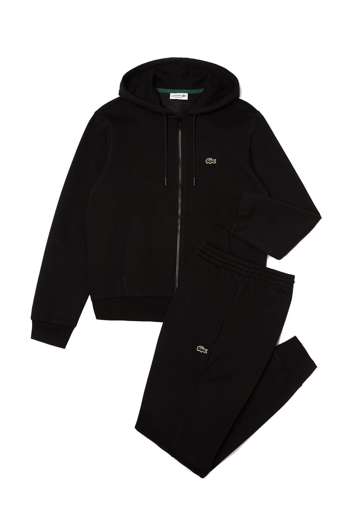 Lacoste Stoffhose Lacoste Herren Jogginganzug SURVETEMENT WH2528 031 Noir Schwarz