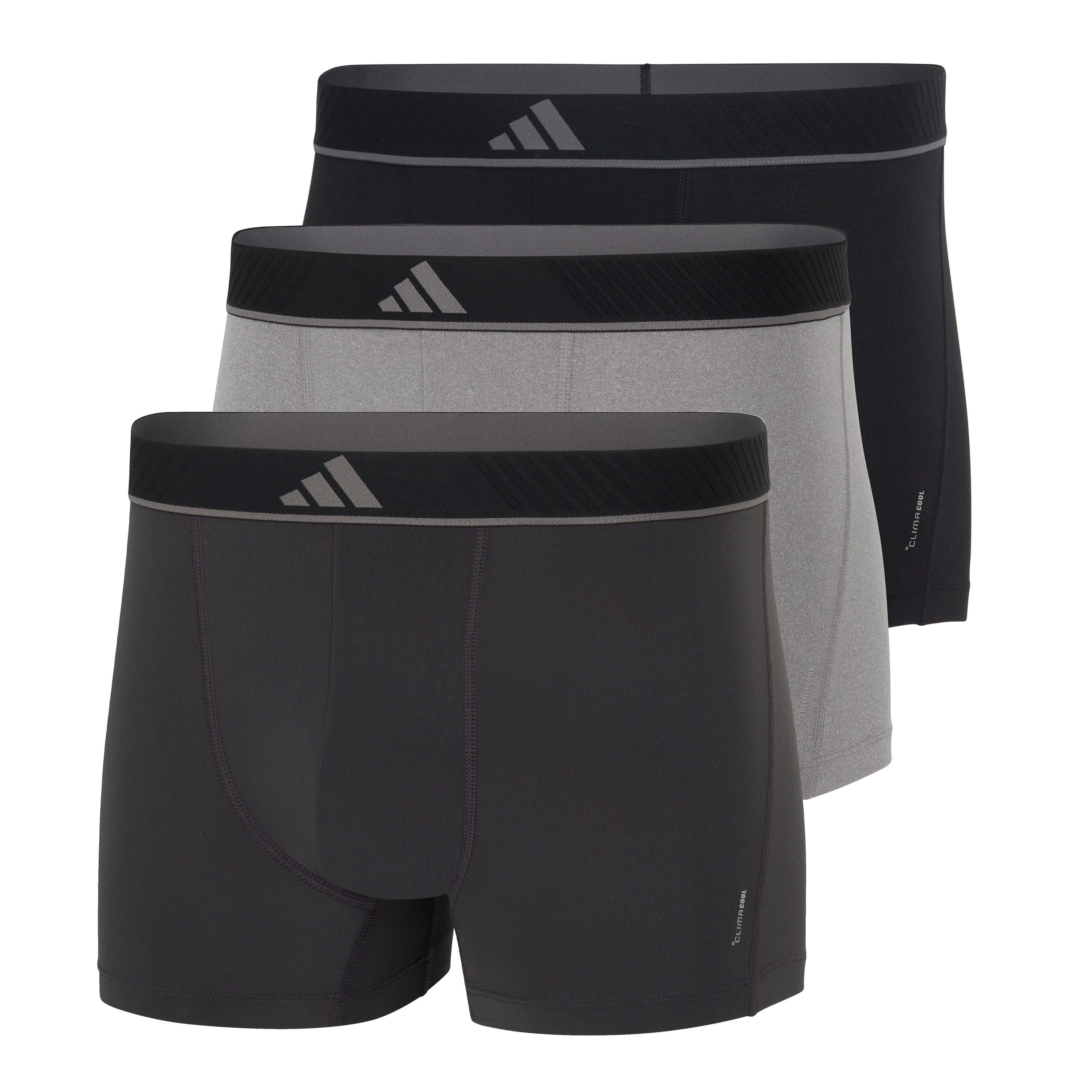 adidas Sportswear Trunk Active Micro Flex (3er Pack) elastischer Bund, weich, Mikrofaser, ohne Eingriff