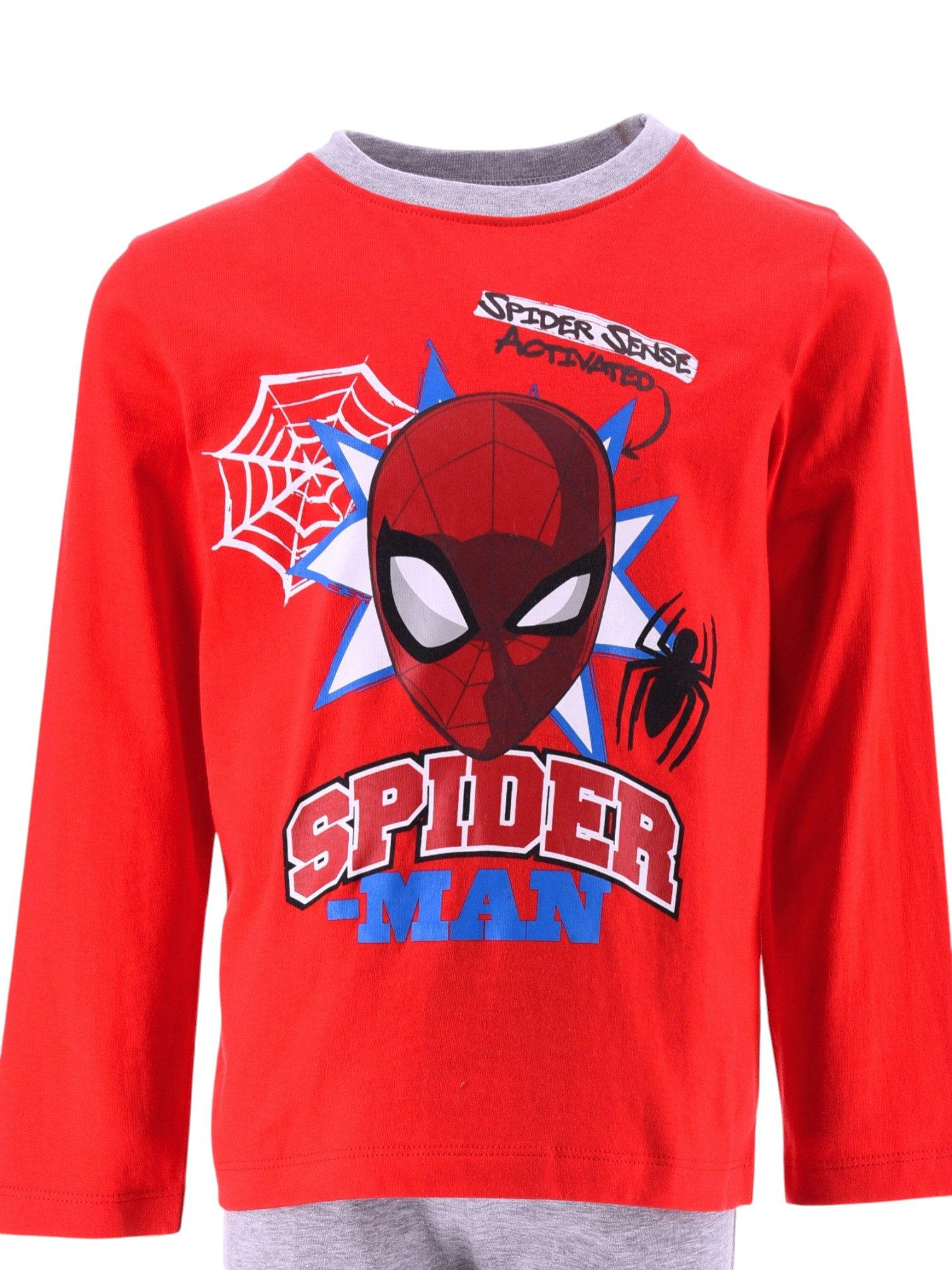 Spiderman Schlafanzug Marvel (2 tlg) Kinder Pyjama langarm Gr. 98 - 128 cm