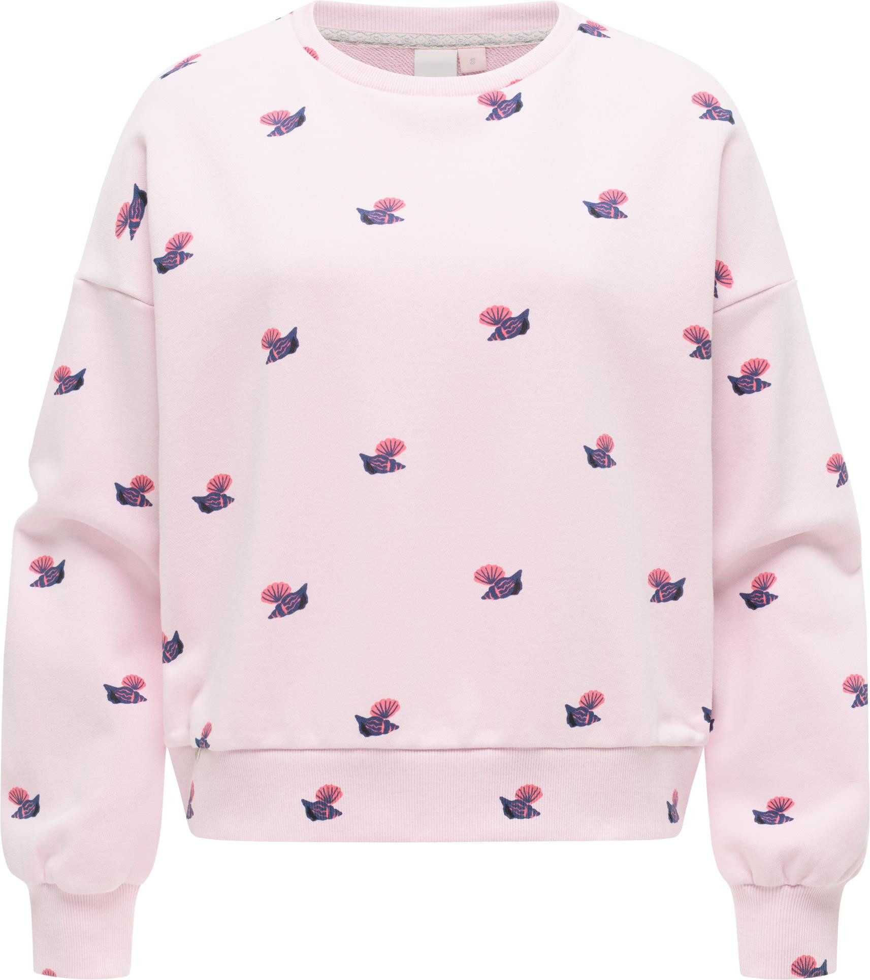 Ragwear Sweater Wuss Shells lässiges oversized Damen Sweatshirt mit Allover-Print