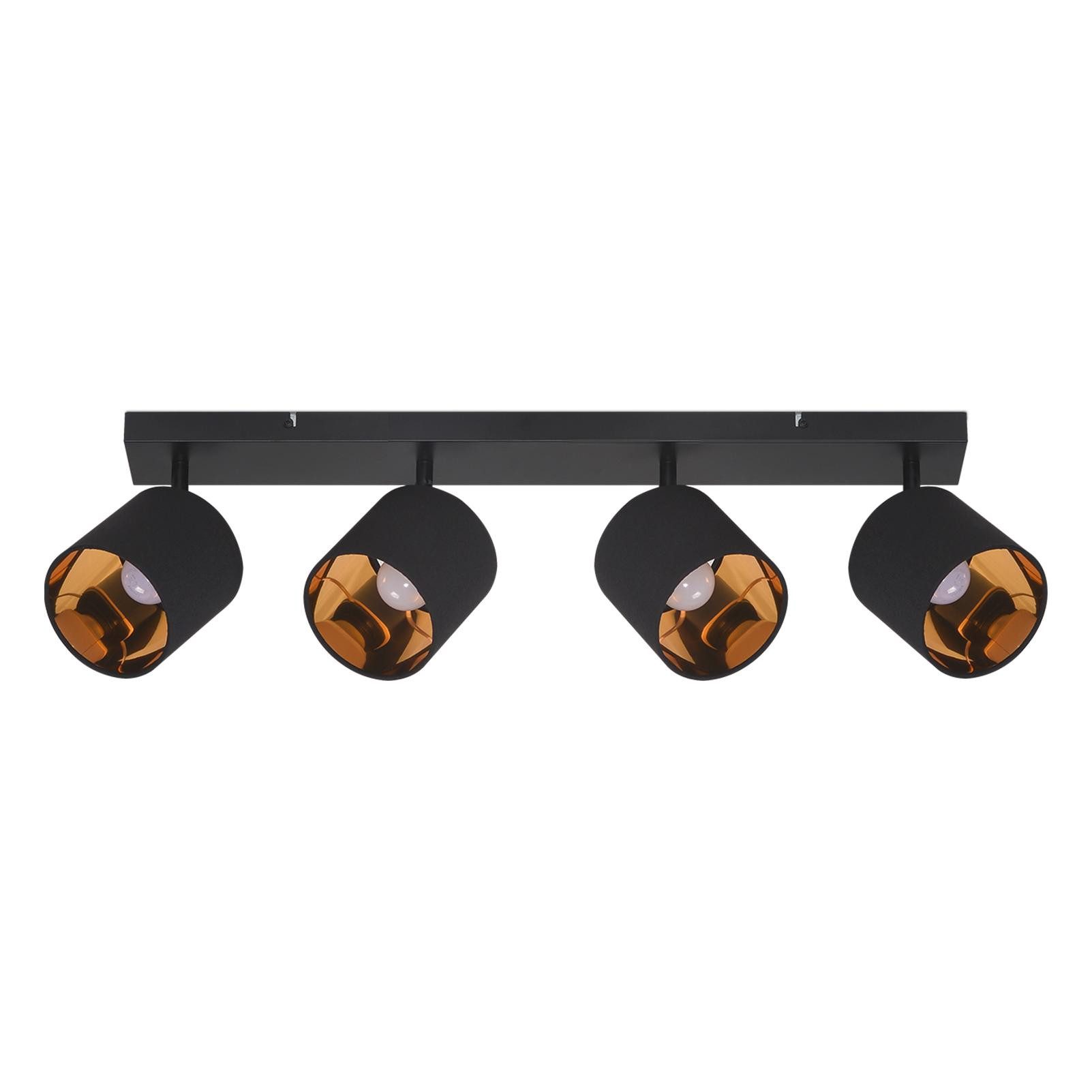 Nettlife Deckenstrahler Vintage Schwarz E14 1/2/3/4 günstig online kaufen
