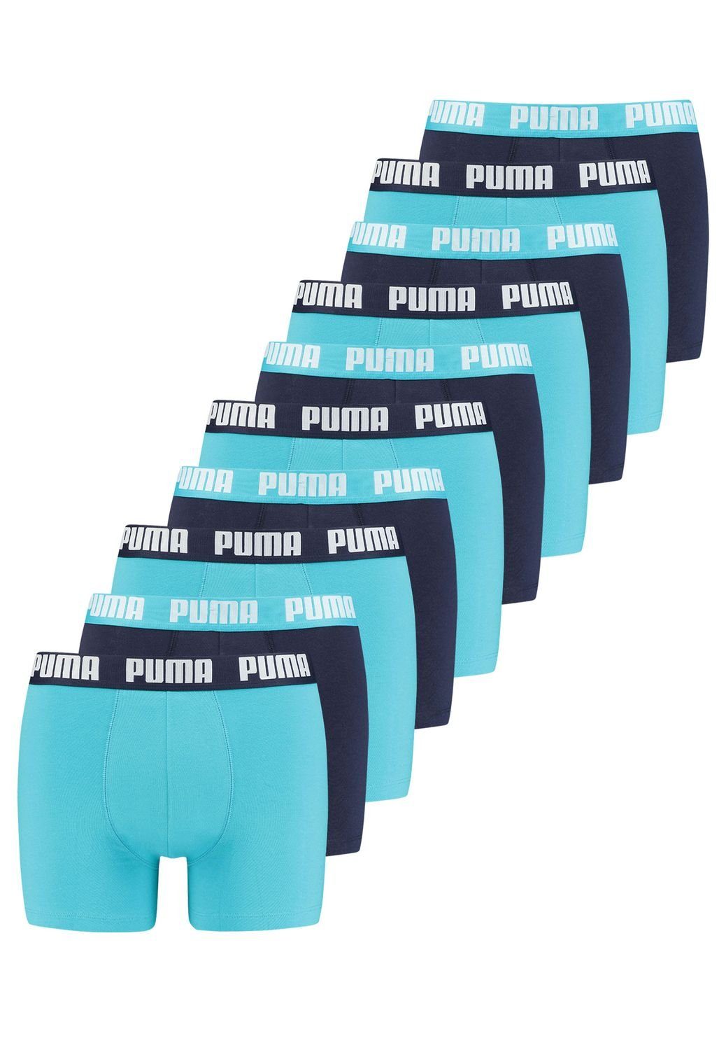 PUMA BODYWEAR Boxershorts Basis (10-St) in vielen Farben im 10er Pack