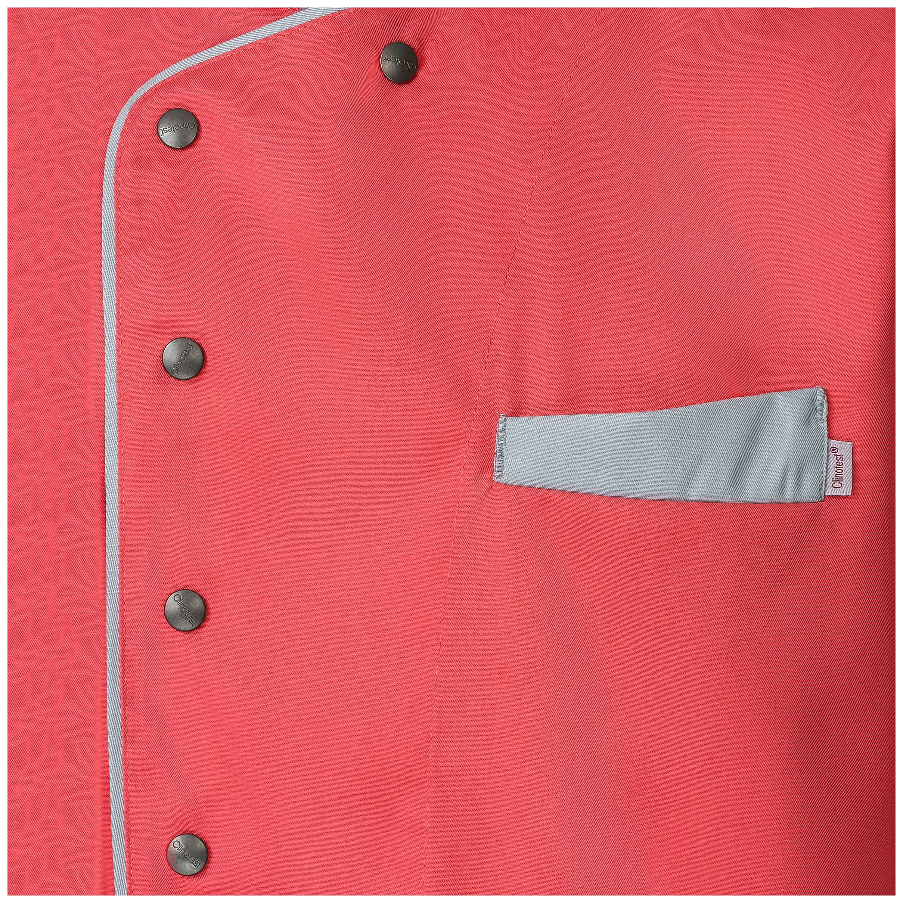 Clinotest Kochjacke langarm - 95 Grad waschbare, kochfeste Kochjacken ohne günstig online kaufen