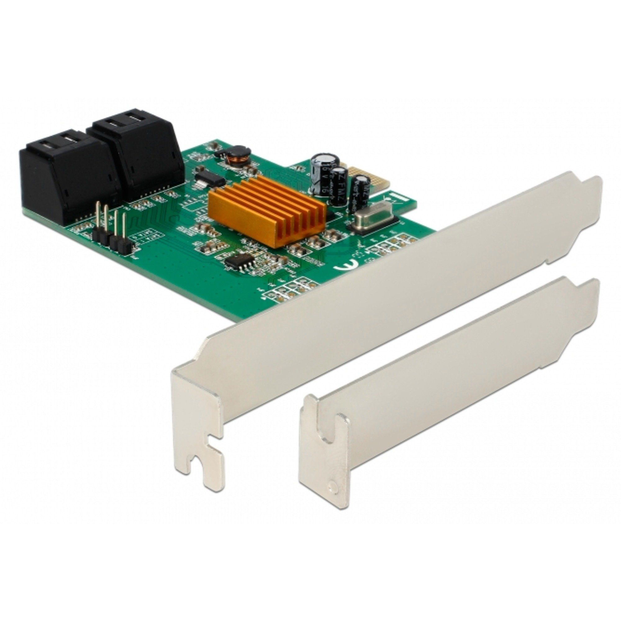 DeLOCK 4 Port SATA PCI Express Karte, Adapter Adapter