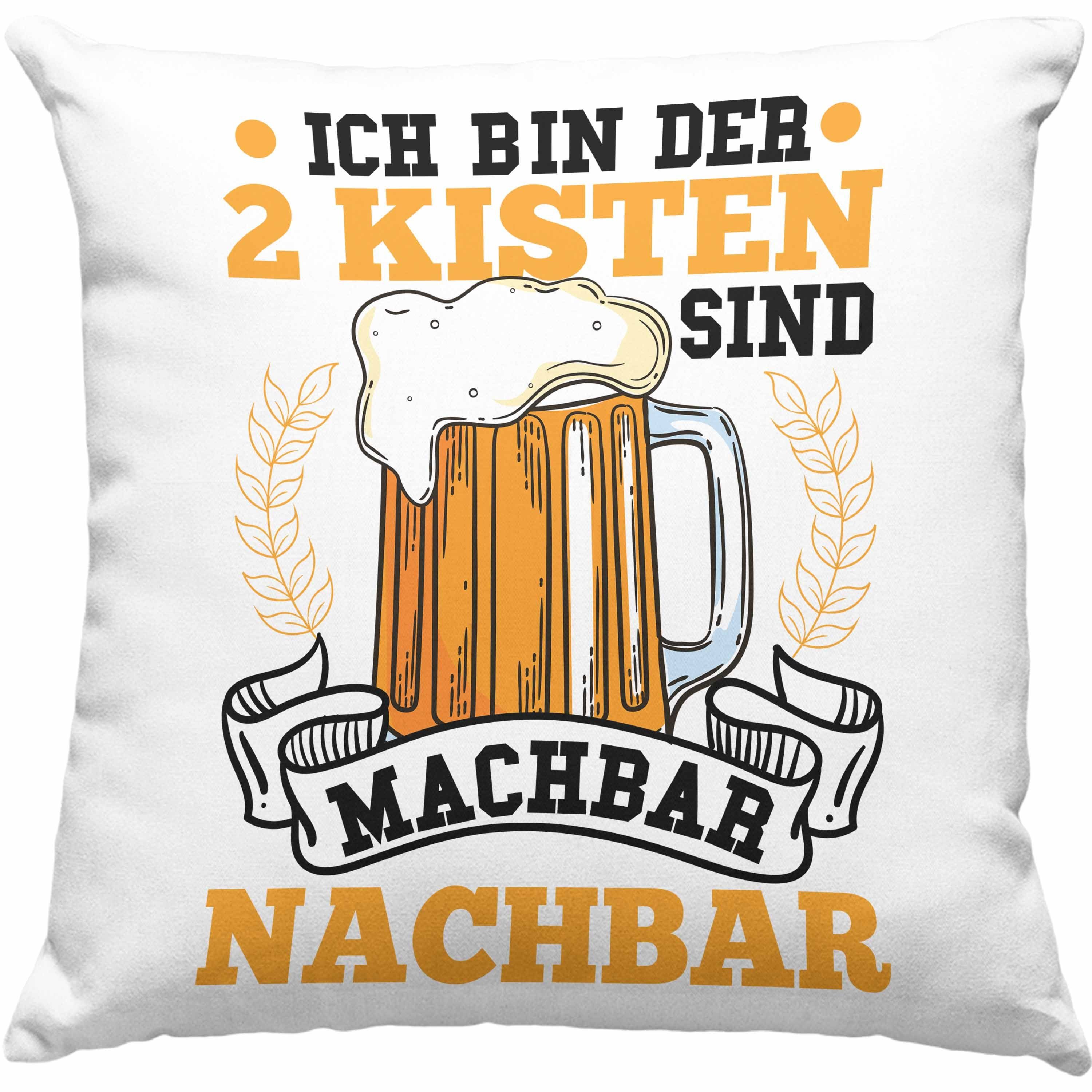 Trendation Dekokissen Trendation - Cooler Nachbar Kissen Geschenk Bester Nachbar Geschenkidee Nachbarn Dekokissen mit Füllung 40x40 Rosa