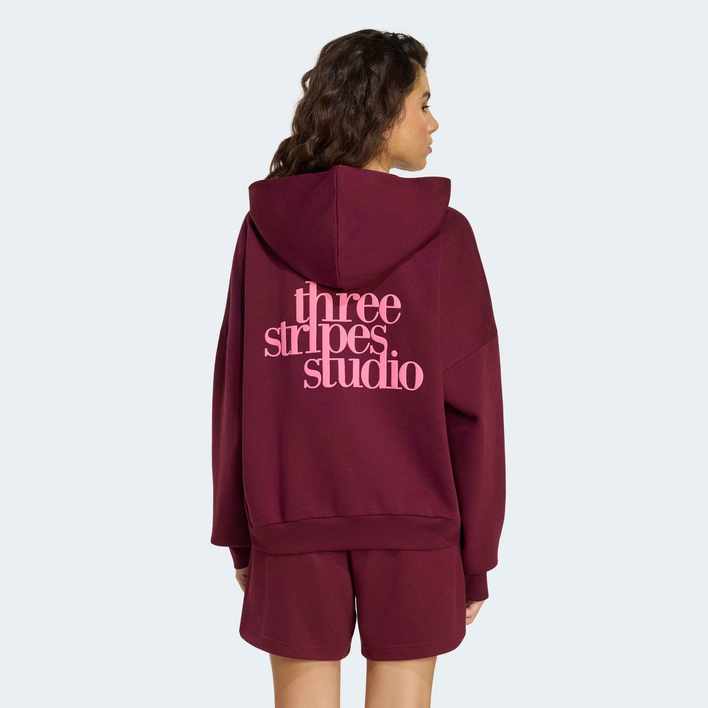 adidas Sportswear Sweatshirt 3-STREIFEN STUDIO HOODIE günstig online kaufen