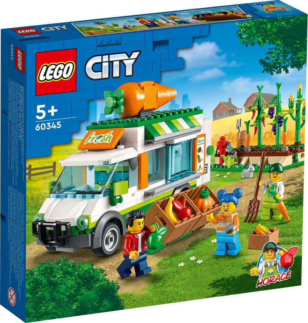 LEGO City: 60345 - Farm Gemüse Lieferwagen - EOL 2022 Konstruktionsspielsteine