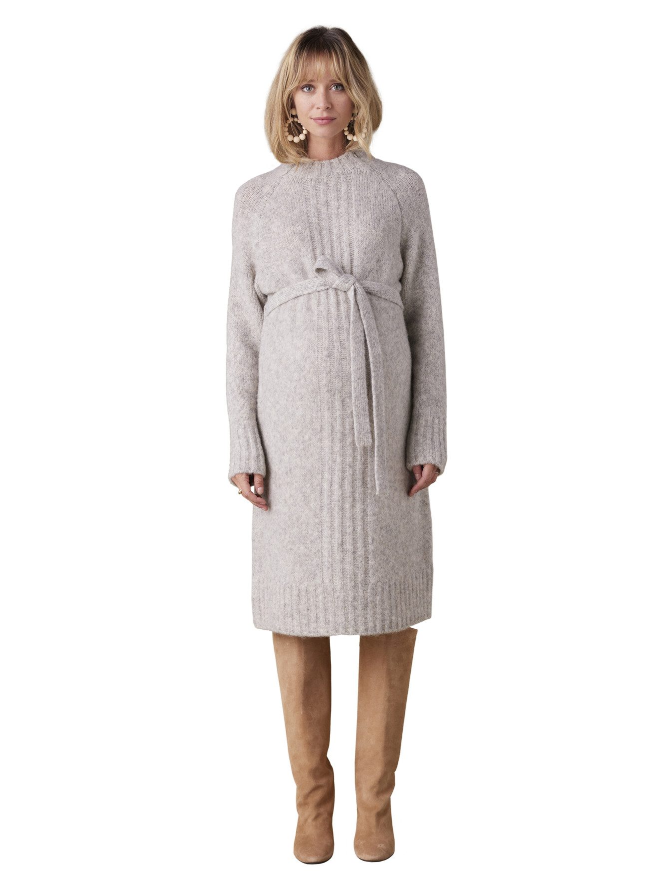 Minikleid Strickkleid für Schwangerschaft und Stillzeit