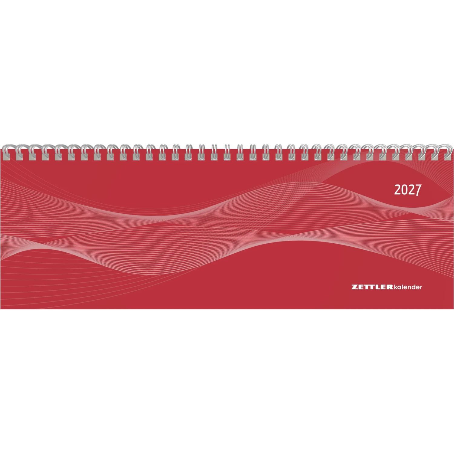Querkalender Tisch-Querkalender Profi rot 2027