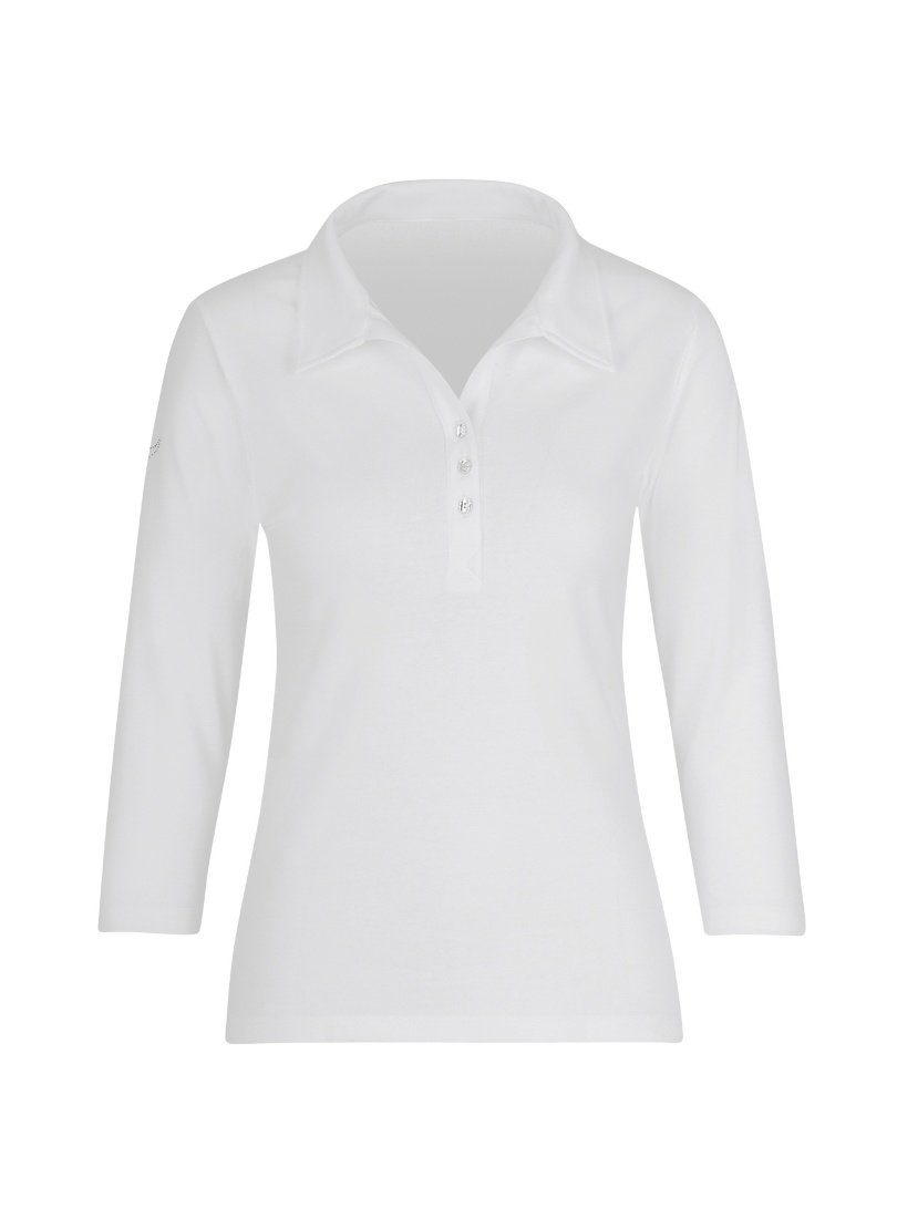 Trigema Poloshirt "TRIGEMA Poloshirt mit Kristallsteinen", (1 tlg.) günstig online kaufen