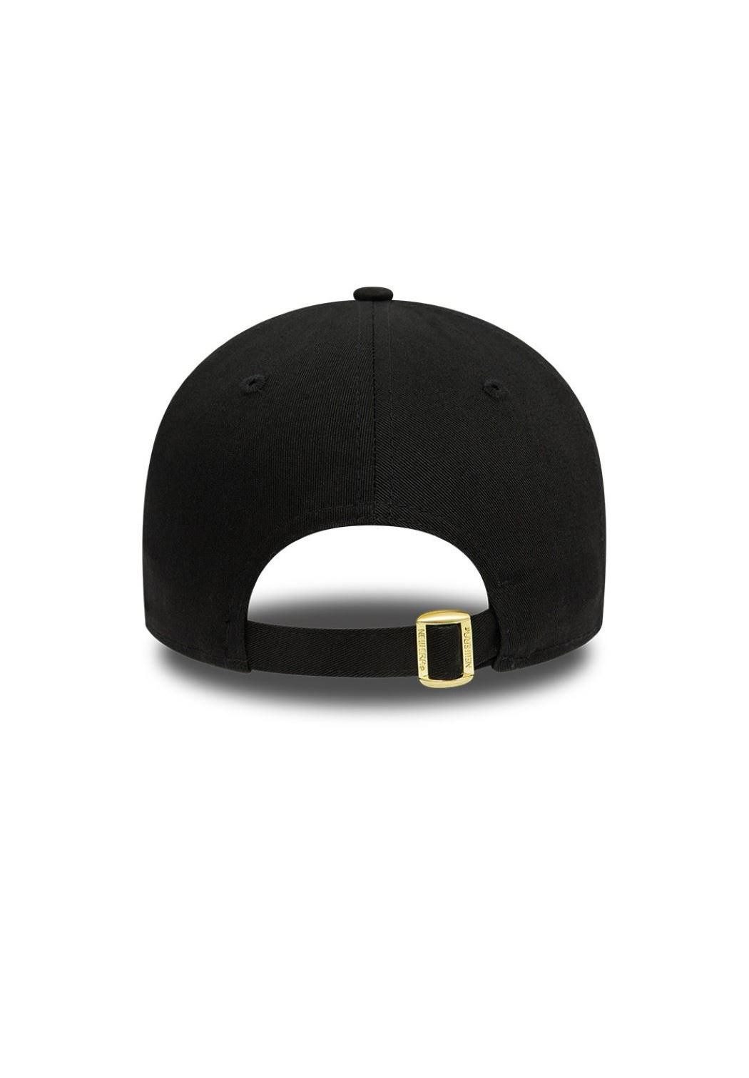 New Era Baseball Cap Los Angeles Lakers NBA Metallic Badge Schwarz Verstellbare 9Forty Cap (1-St)