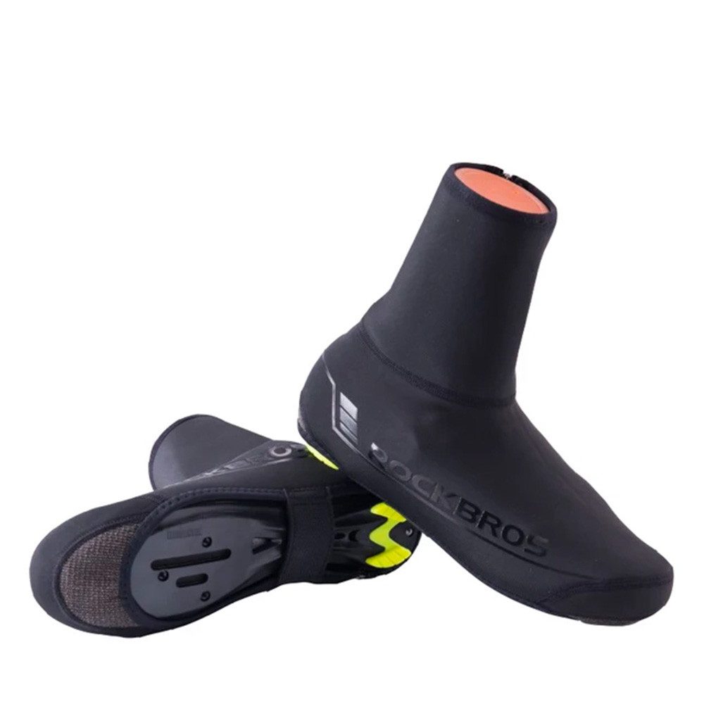 ROCKBROS Schuhüberzieher Überschuhe Regenschutz Radsport (Spar-Set, 1-St., L/XL) Reißverschluss, reflektierend, winddicht, Klettlasche