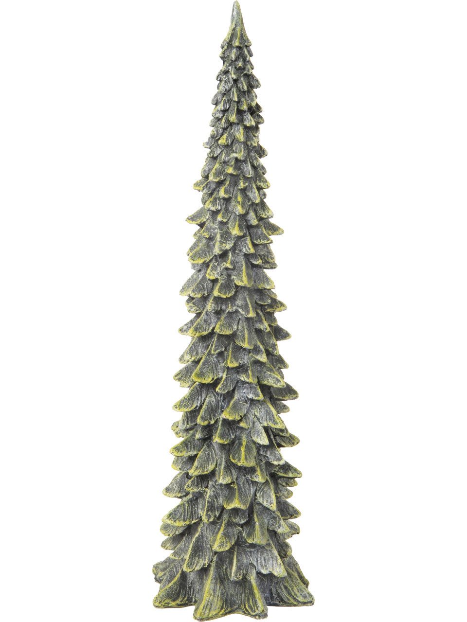 Trend Line Weihnachtsfigur Deko-Tannenbaum Polyresin 38 x 11 cm grün günstig online kaufen