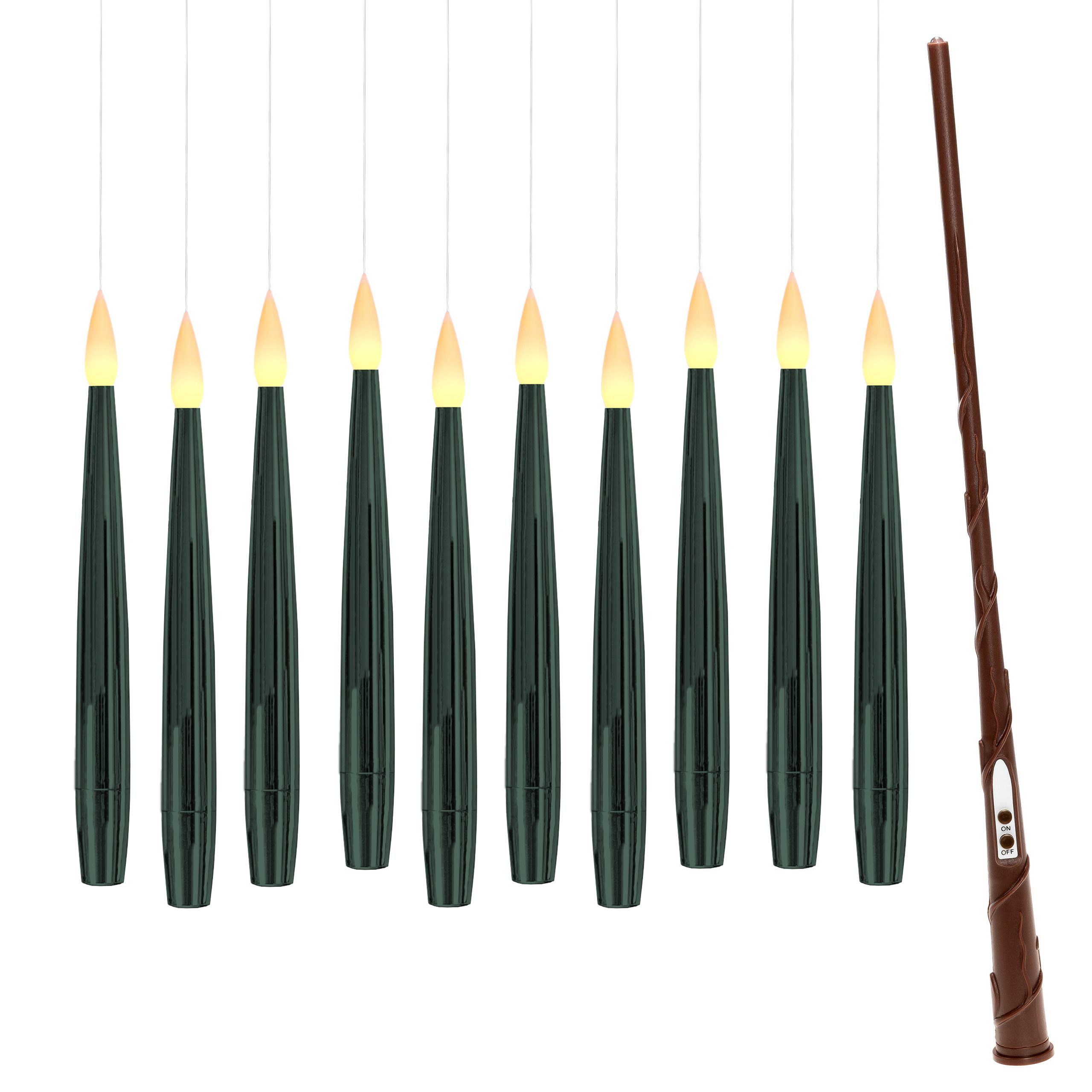 my home LED Dekolicht 10 Schwebende LED Tafelkerze mit Zauberstab Noaro, LE günstig online kaufen