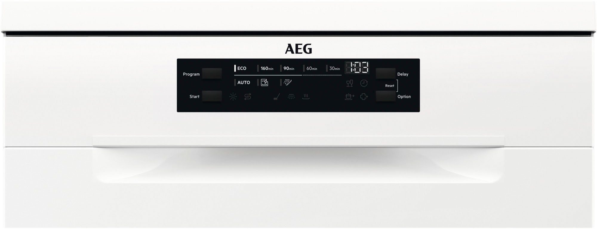 AEG Standgeschirrspüler Serie 6000 FFB6491AZW, 14 Maßgedecke, SatelliteClean - bessere Sprühreichweite
