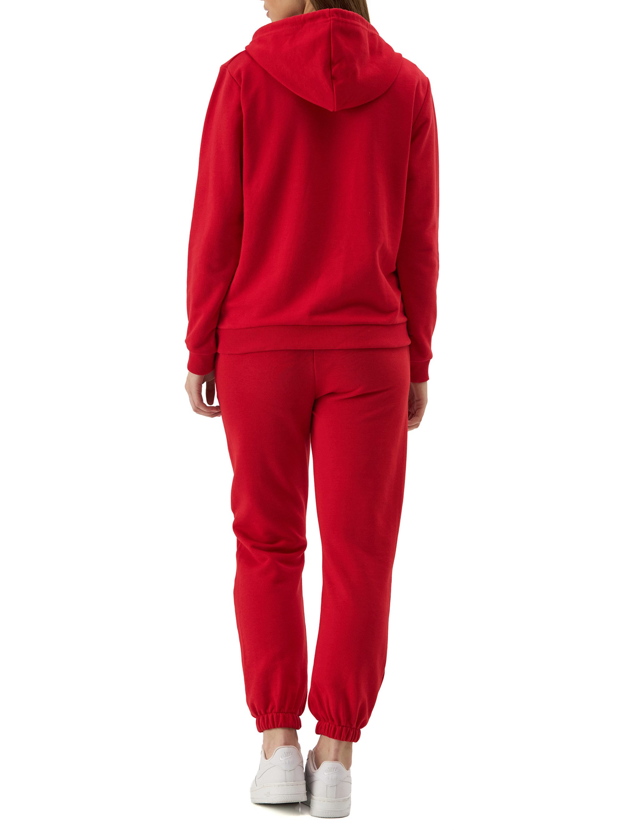 RedBridge Kapuzensweatjacke Basic mit Zipper und Kordelzug