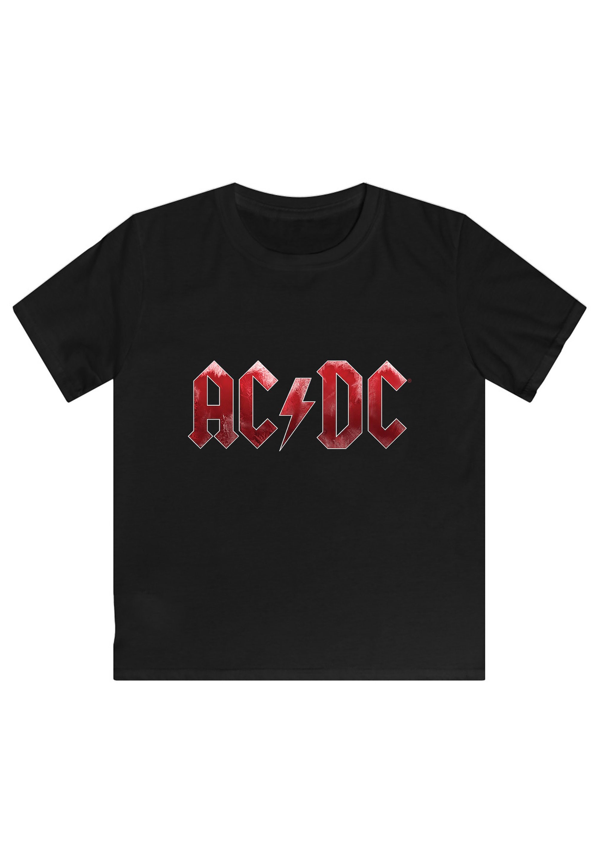 F4NT4STIC T-Shirt ACDC Red Ice Logo für Kinder & Herren Print