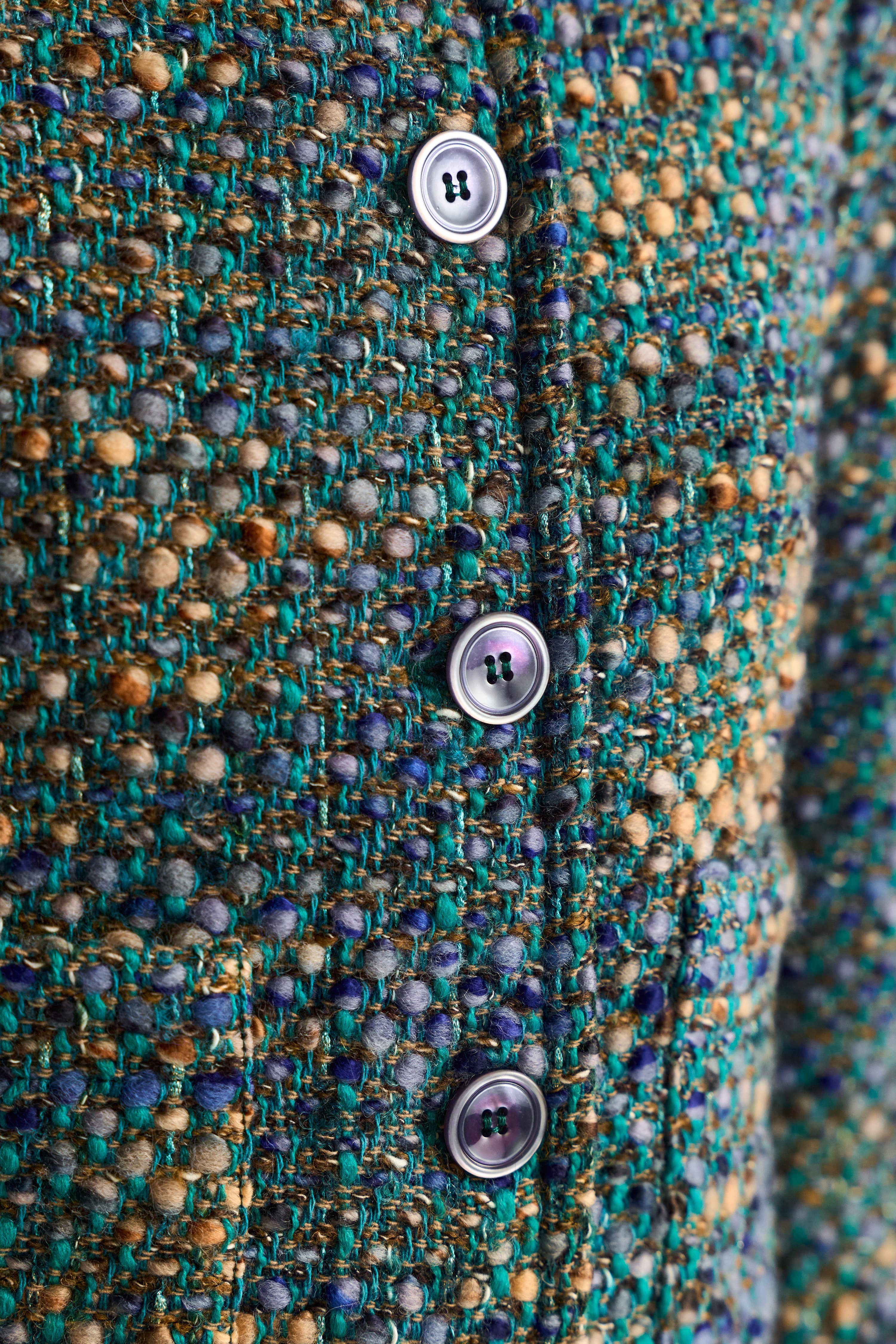 RICHROYAL Bouclèjacke Regular fit mit Rundhalsausschnitt, Woll-Anteil – Bild 5 von 5