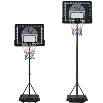 Yaheetech Basketballständer, Basketballkörbe mit Rollen Basketballanlage