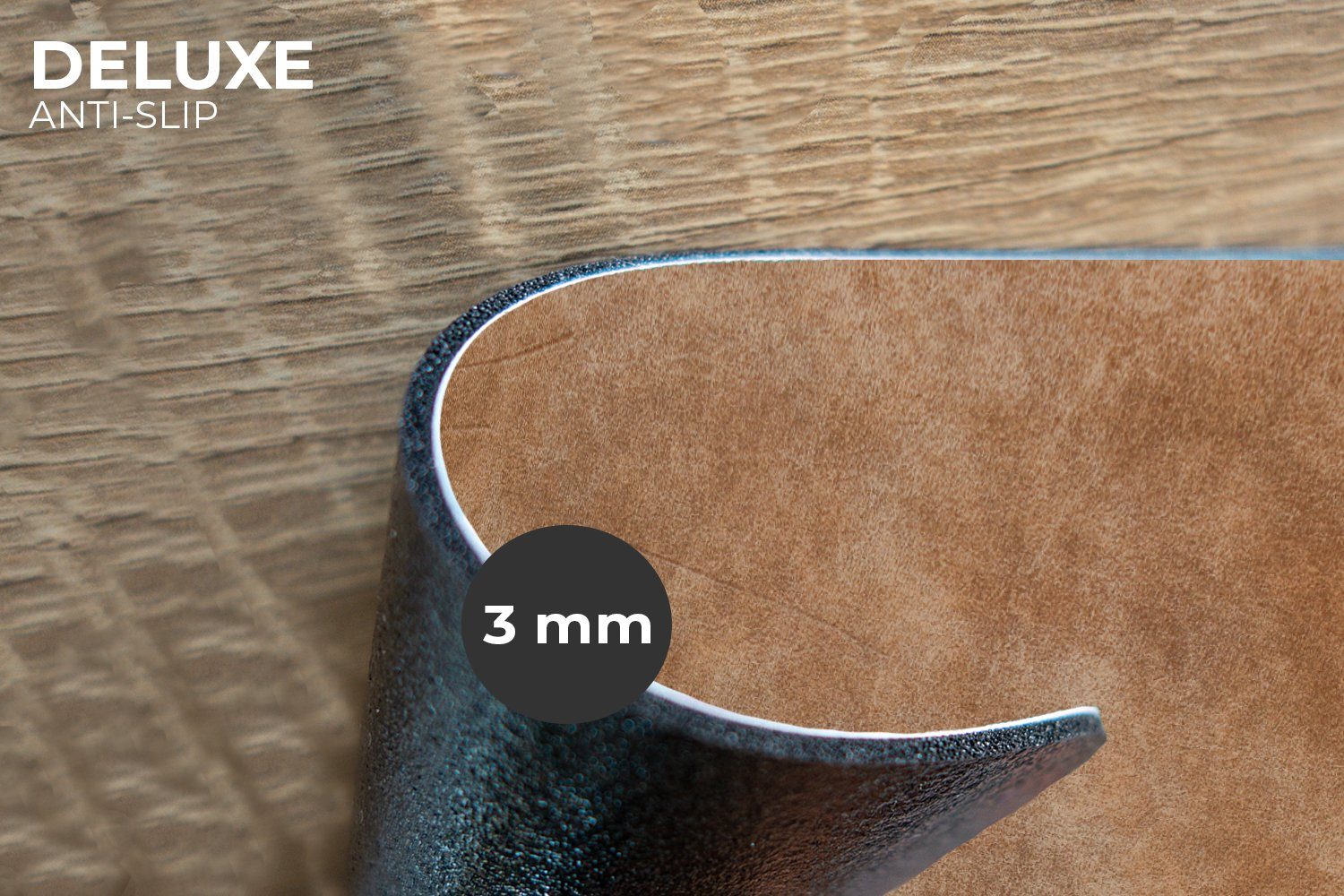 MuchoWow Platzset Leder - Druck - Lederoptik/print - Braun, (6-St), Platzse günstig online kaufen