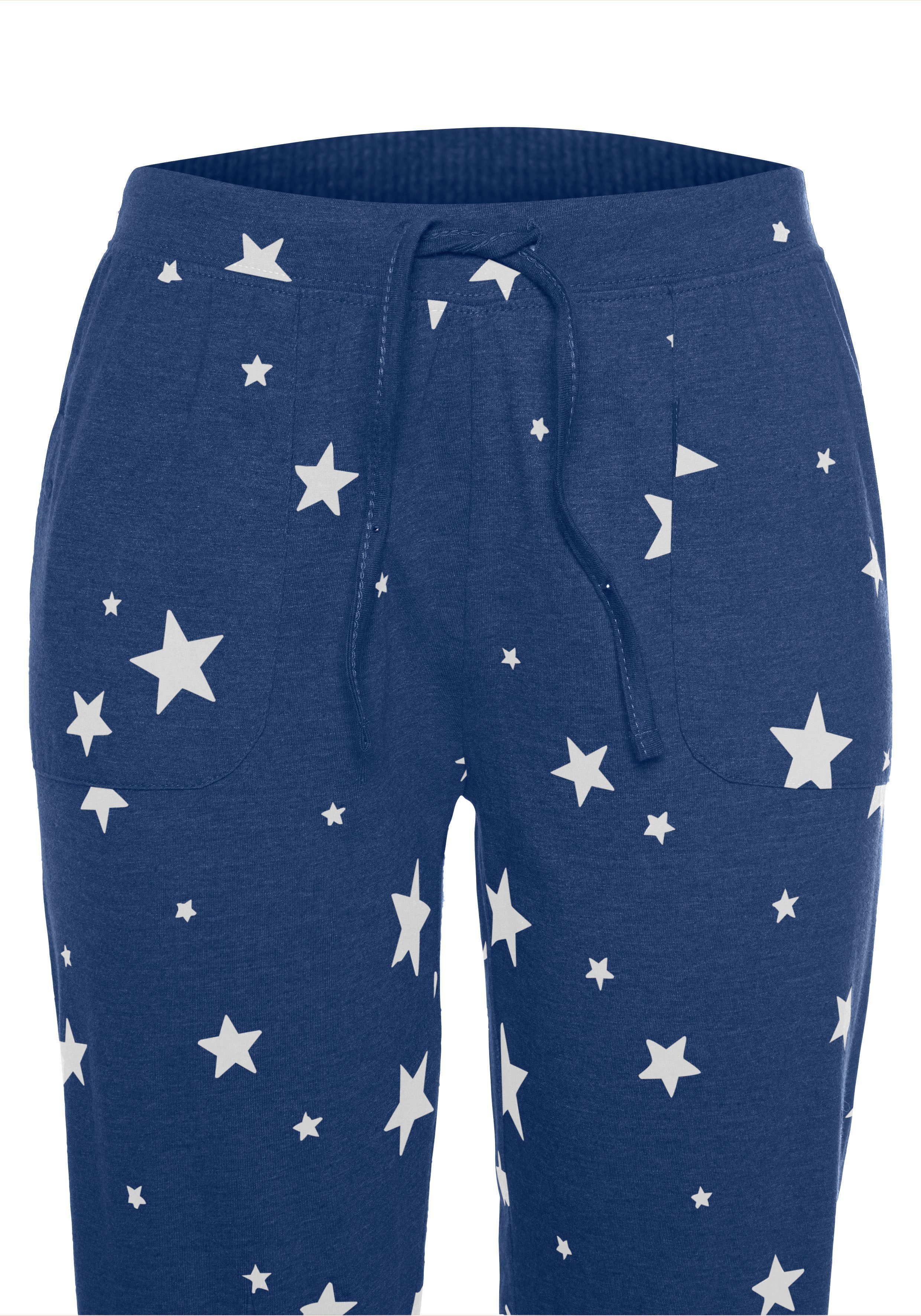 Vivance Dreams by Lascana Pyjama (Set, 2 tlg) mit Sternedruck – Bild 5 von 5