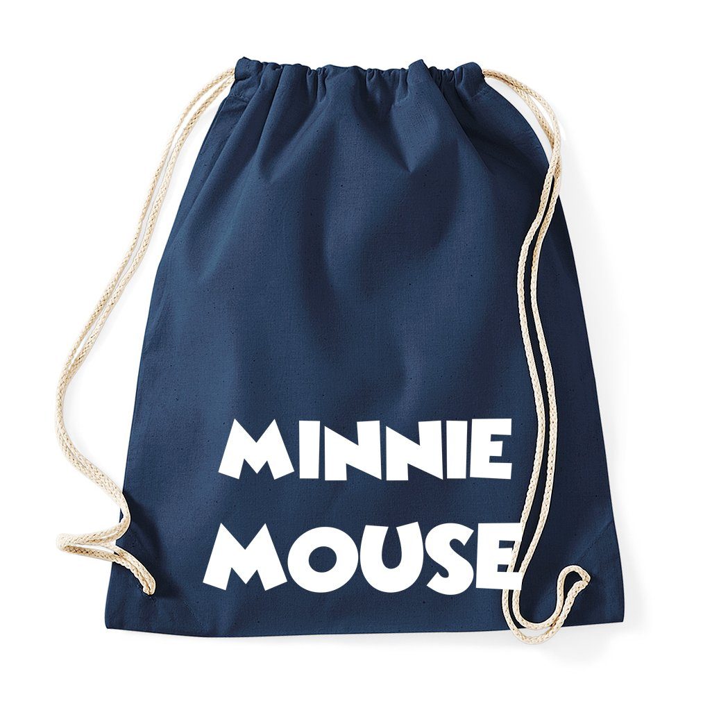 Blondie & Brownie Turnbeutel aus Baumwolle Minnie Mouse Mickey Cartoon Maus