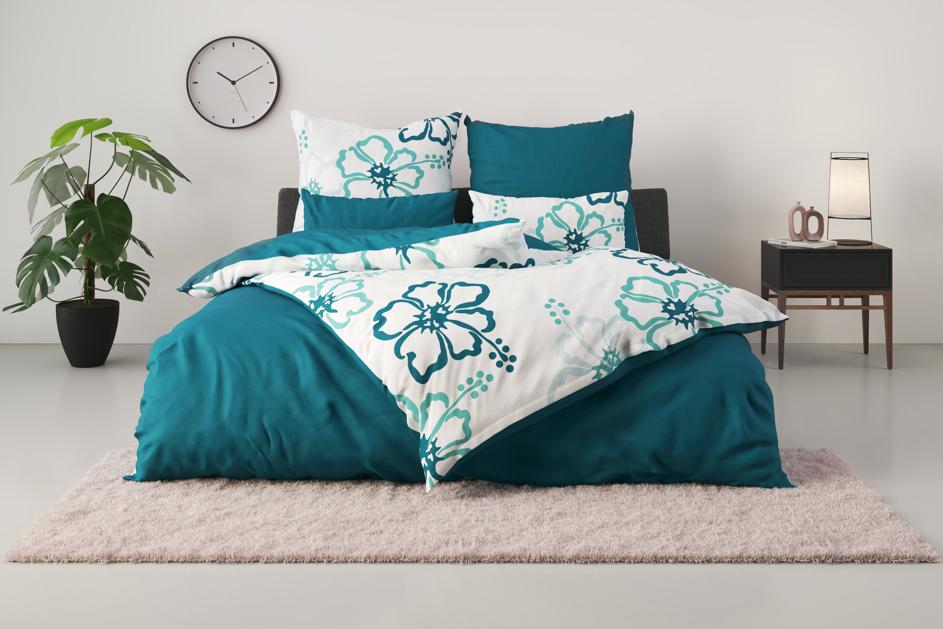 OTTO home Wendebettwäsche Litschi, Polycotton recycelt, 2 teilig, ab Größe günstig online kaufen