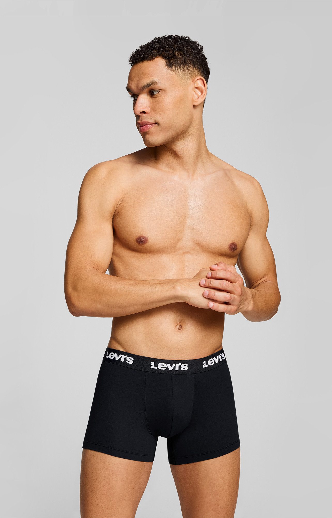 Levi's® Boxer LEVIS MEN REPEAT LOGO BOXER BRIEF (2er Pack) ohne Eingriff, Logobund, elastisch