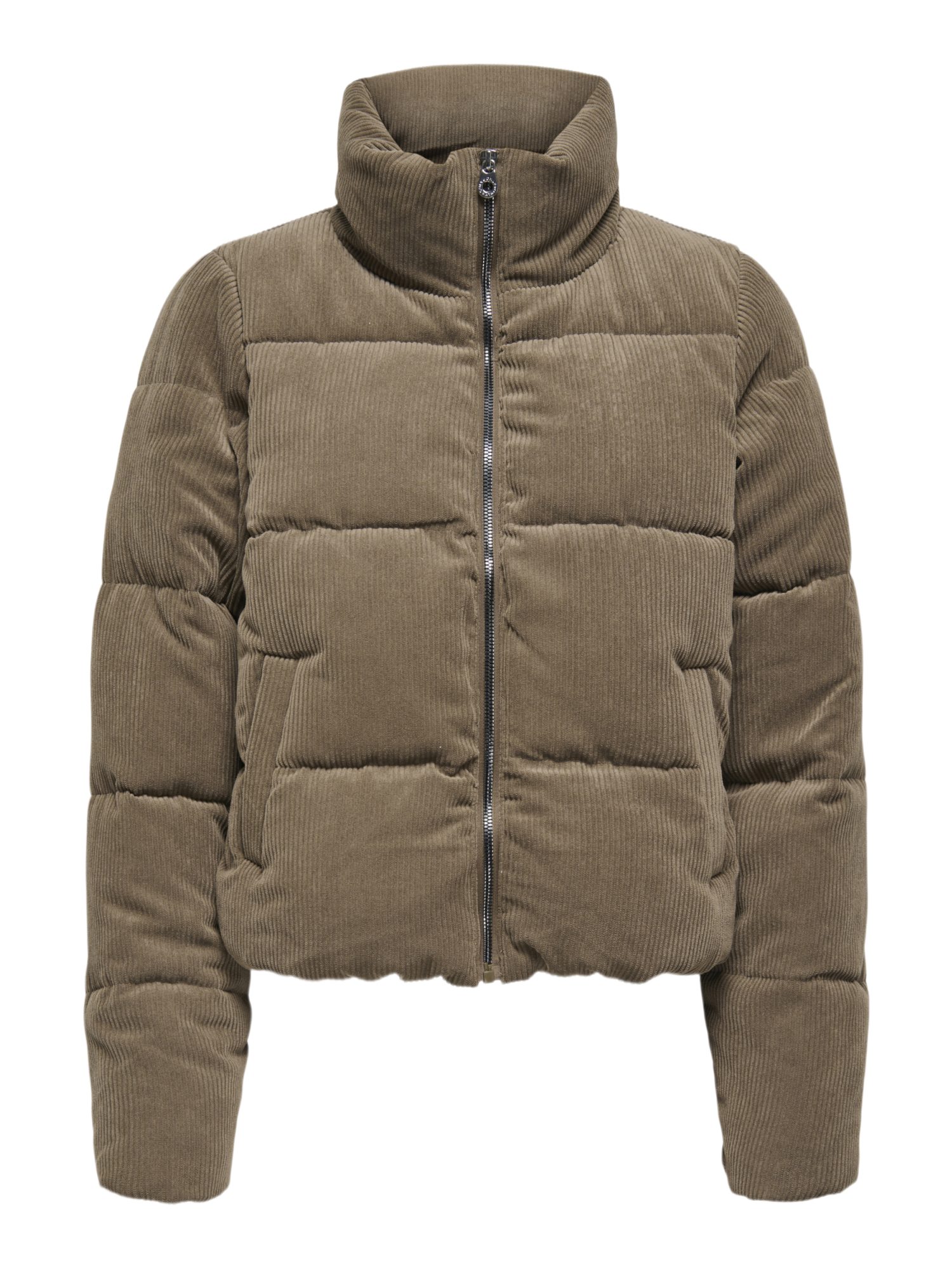 ONLY Kurzjacke 2027 4_PREFALL braun,Casual,Polyester,Unifarben,Stehkragen,Lang,Regular Fit