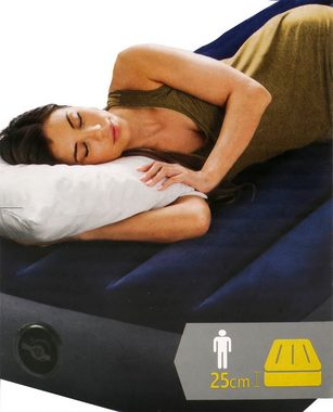 Intex Luftbett Gästebett, (Fiber-Tech Technology), Luftbett, Gästebett für 1 Person, Luftmatratze, Reisebett