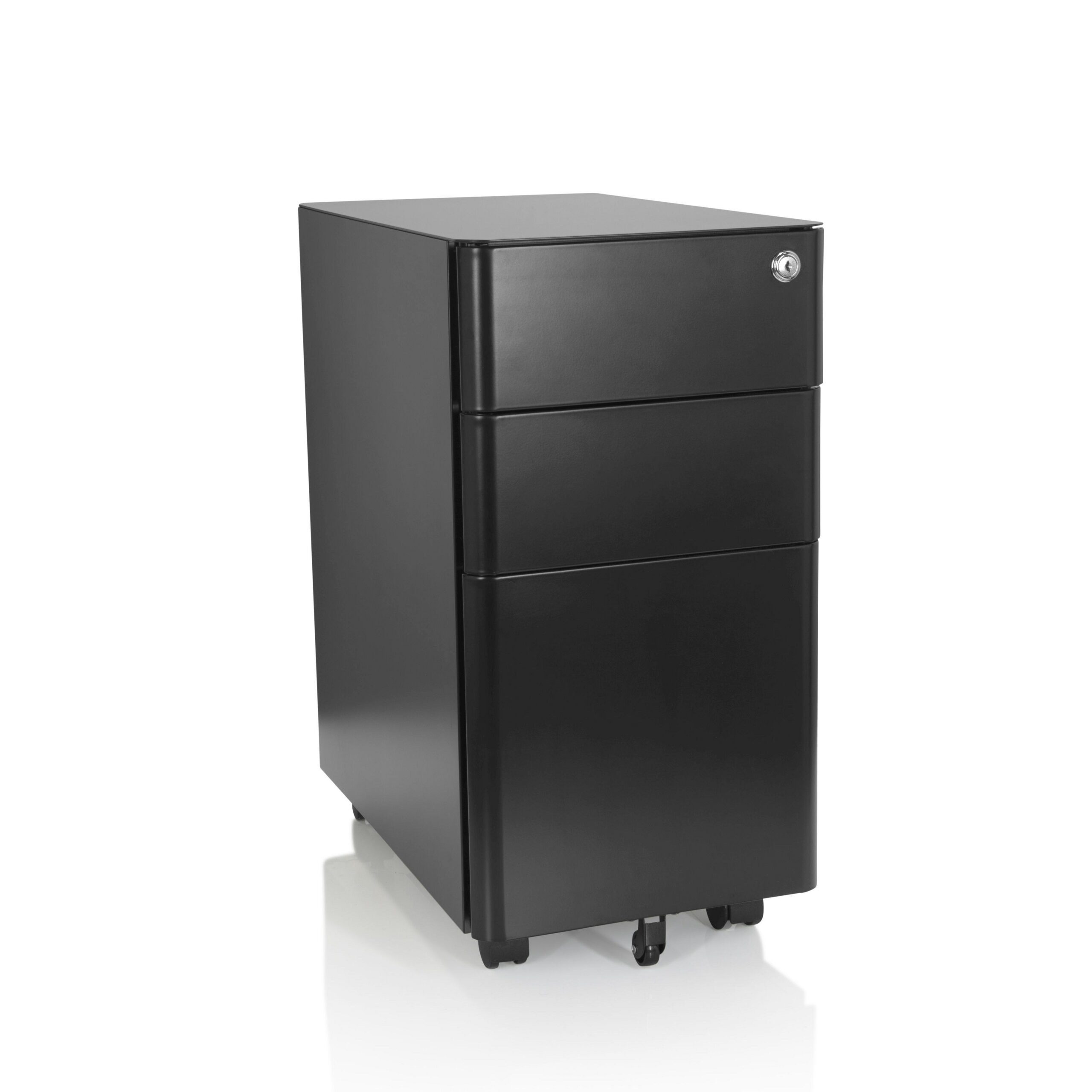 hjh OFFICE Rollcontainer COLOR I Bürowagen H/B/T: 59.5 x 30.0 x 50.0 cm, Aktenschrank Schreibtisch mit Schubladen, Büro Kommode mit Rollen