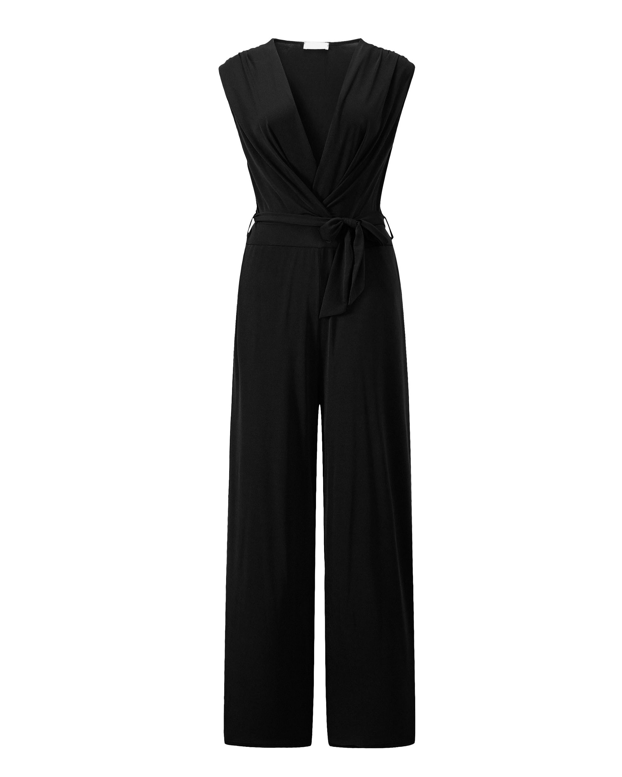 SASSYCLASSY Jumpsuit Sportlicher Jumpsuit mit weitem günstig online kaufen